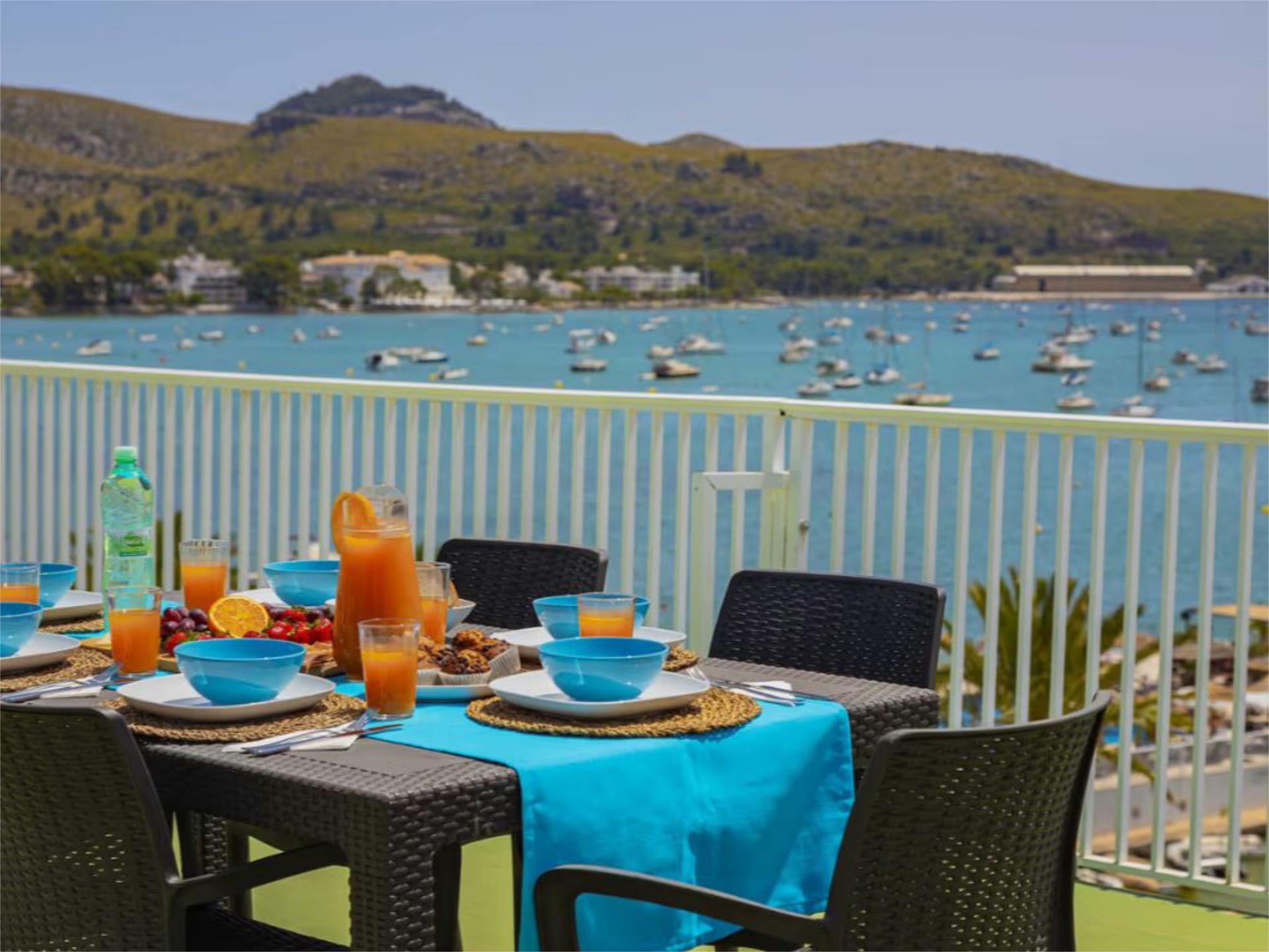 Pis de lloguer a Ma-2210, 2, Port de Pollença Terrassa de Pis de lloguer en Pollença amb Aire condicionat, Calefacció i Parquet