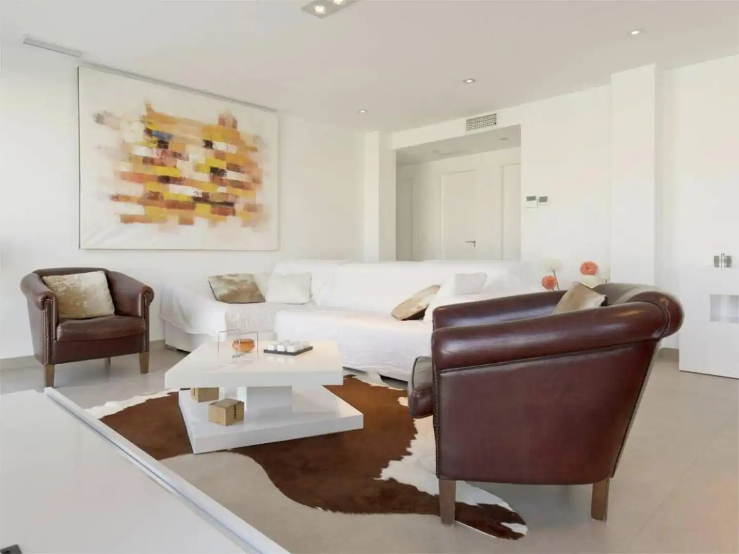 Casa o chalet de alquiler en Plaça Torremendo J-2, 41, Desamparados - Hurchillo - Torremendo Sala de estar de Casa o chalet de alquiler en Orihuela con Aire acondicionado, Terraza y Piscina