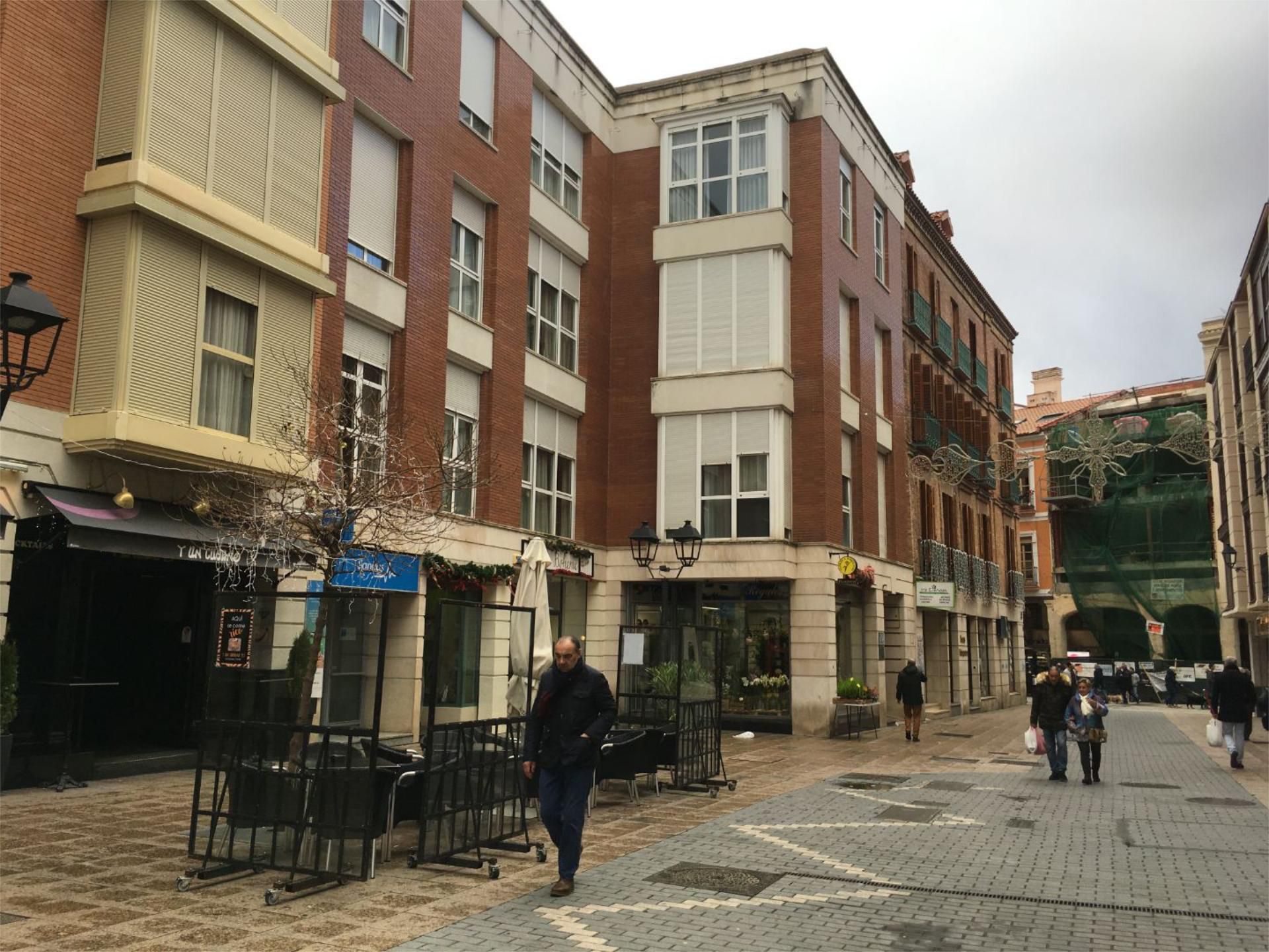 Vista exterior de Apartamento de alquiler en Palencia Capital con Calefacción, Parquet y Amueblado