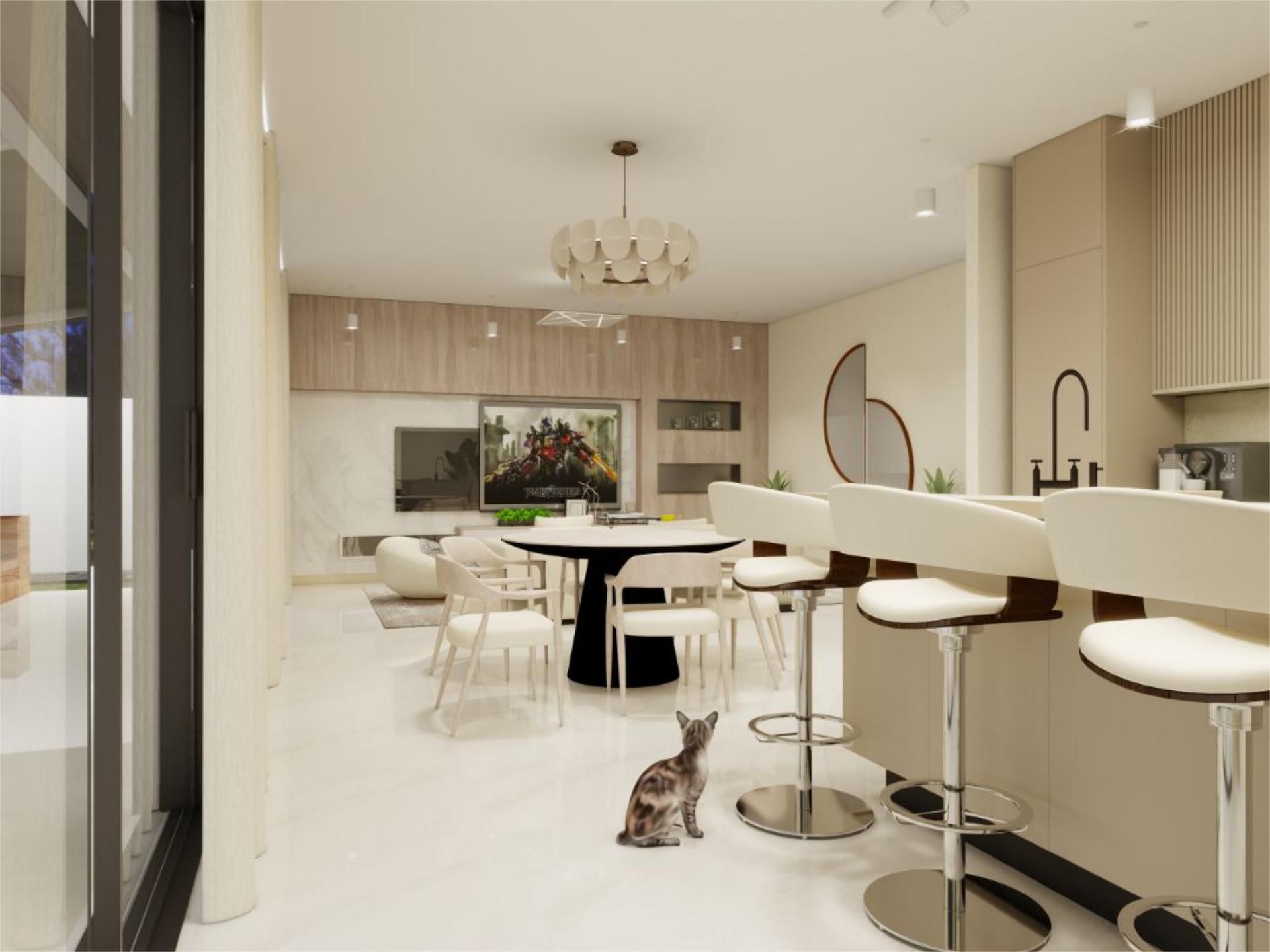 Sala d'estar de Casa o xalet en venda en La Nucia amb Aire condicionat