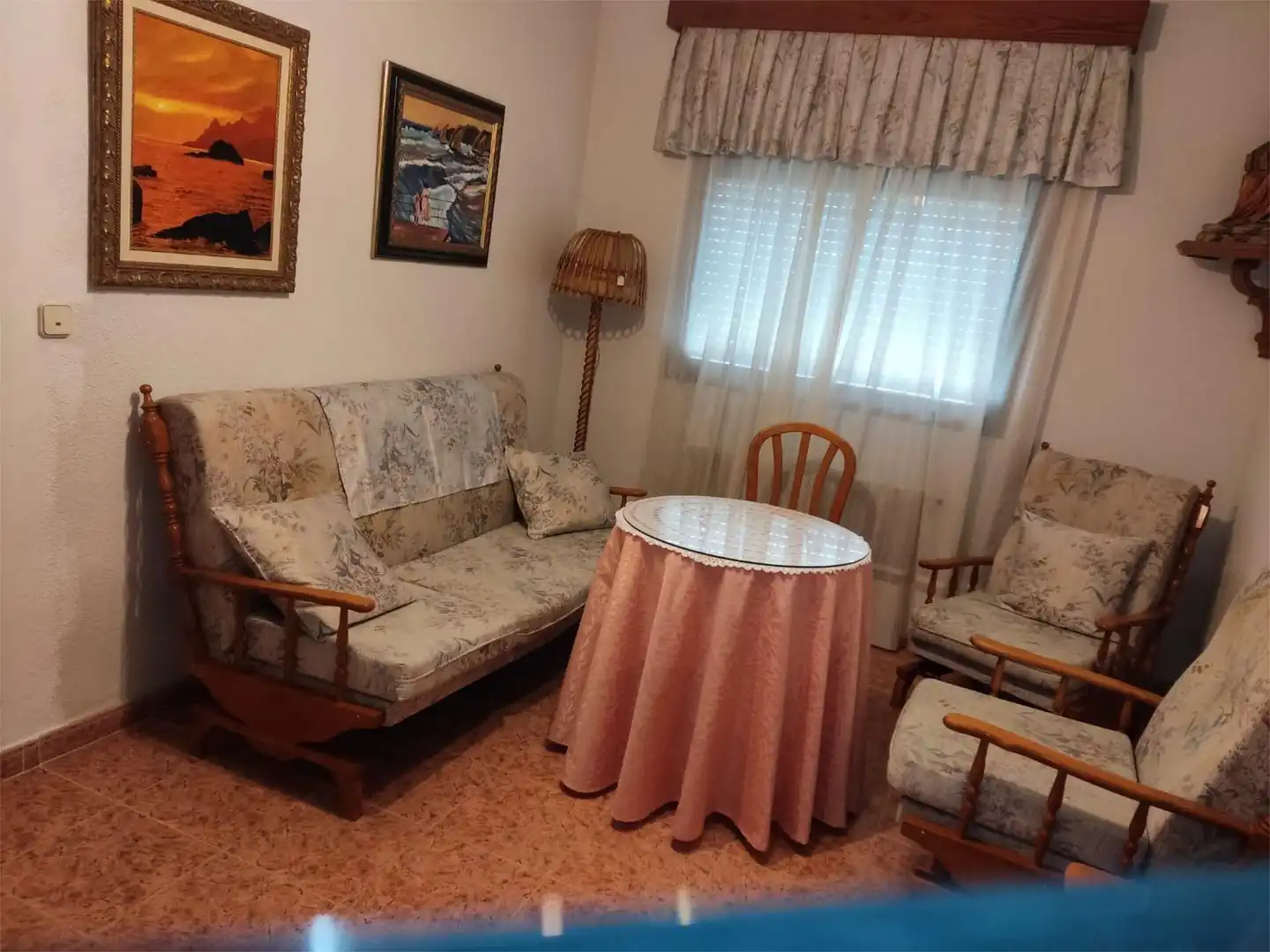 Sala de estar de Casa o chalet en venta en Santa Olalla con Aire acondicionado, Calefacción y Jardín privado