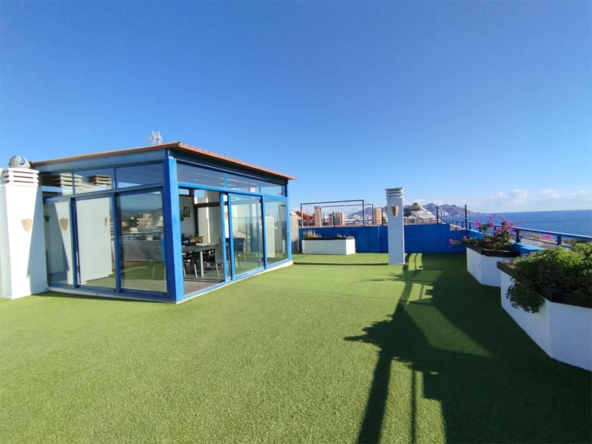 Terrace of Duplex for sale in Villajoyosa / La Vila Joiosa  with Air Conditioner, Terrace and Swimming Pool