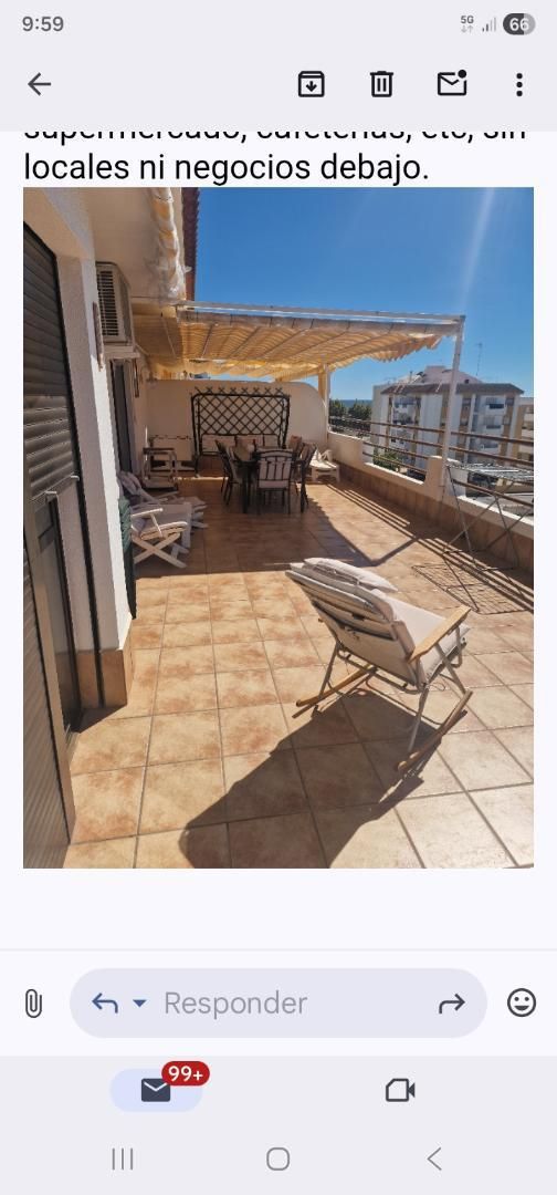 Attic to rent in Avenida del Terrón, 14, La Antilla Terrace of Attic to rent in La Antilla with Storage room, Furnished and Community parking