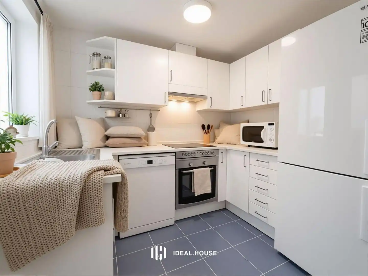 Kitchen of Flat for sale in Madrid  with Air Conditioner, Heating and Private garden