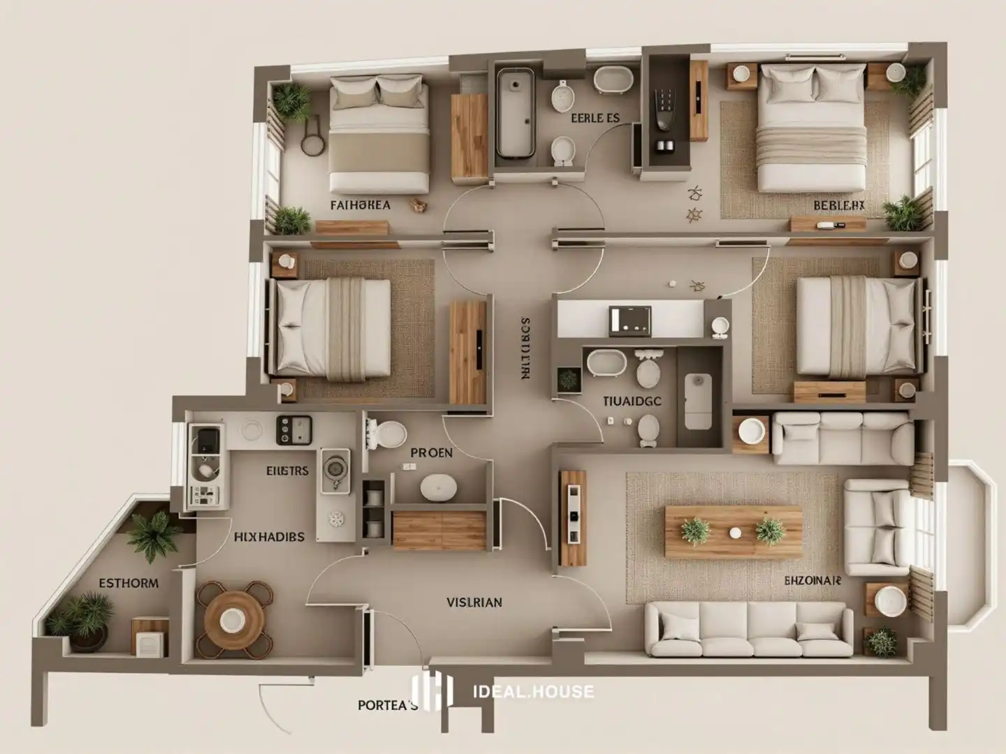 Flat for sale in Madrid  with Air Conditioner, Heating and Private garden