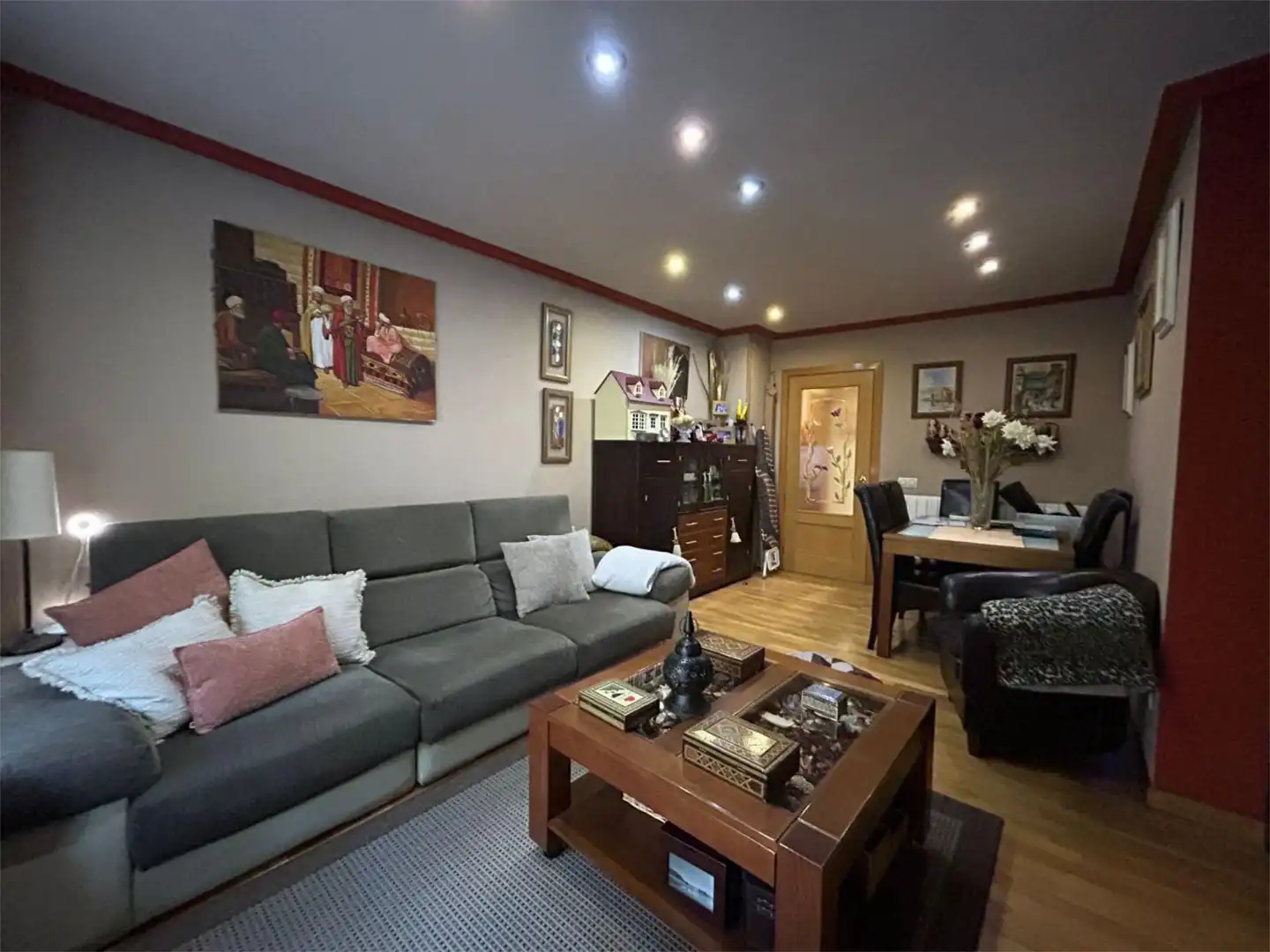 Living room of Flat for sale in Madrid  with Air Conditioner, Heating and Private garden