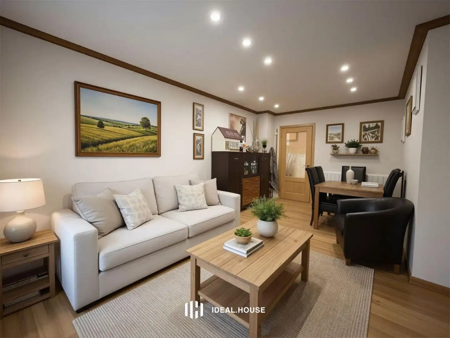Living room of Flat for sale in Madrid  with Air Conditioner, Heating and Private garden