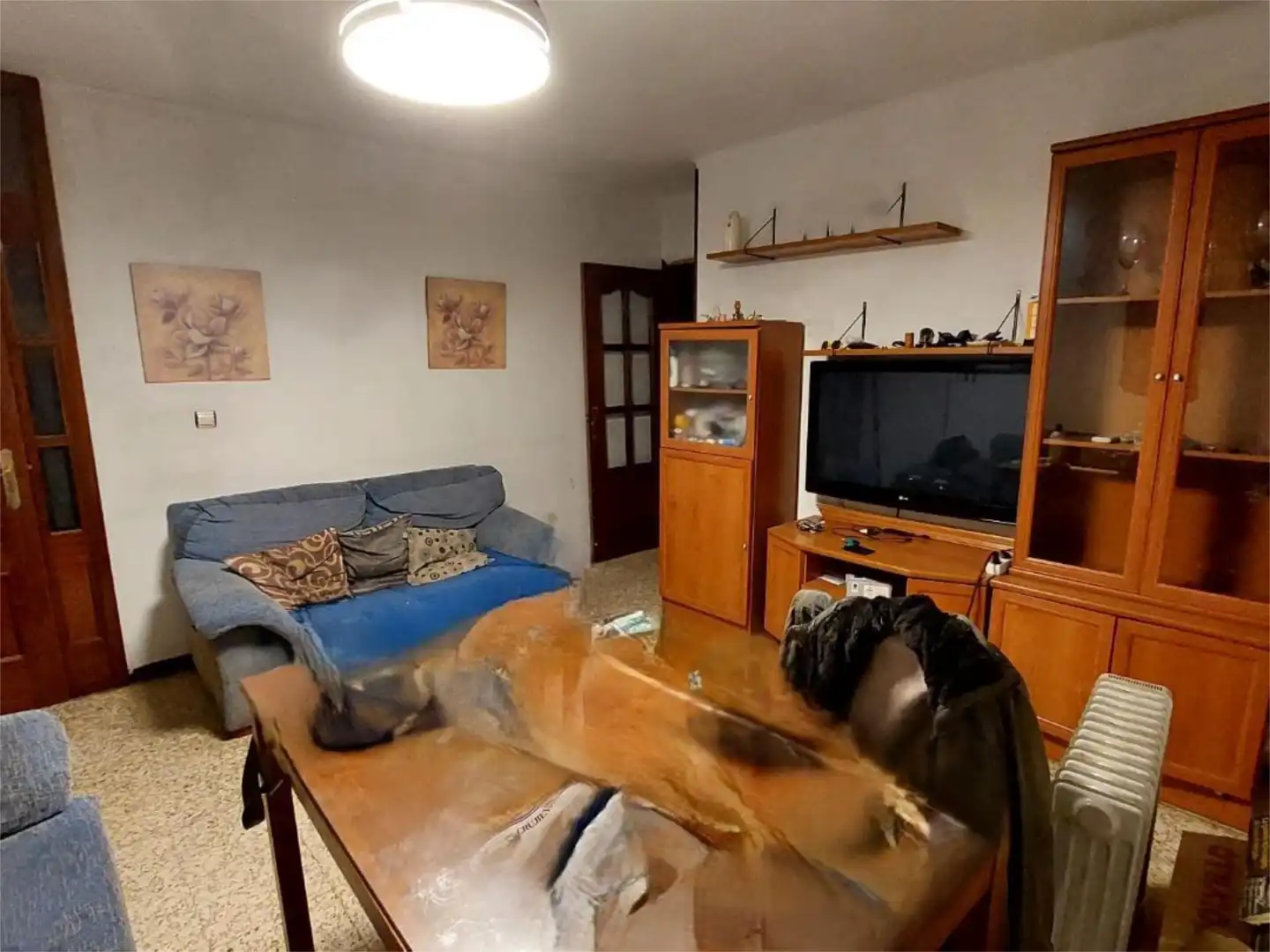 Living room of Flat for sale in Sevilla  with Air Conditioner, Heating and Furnished