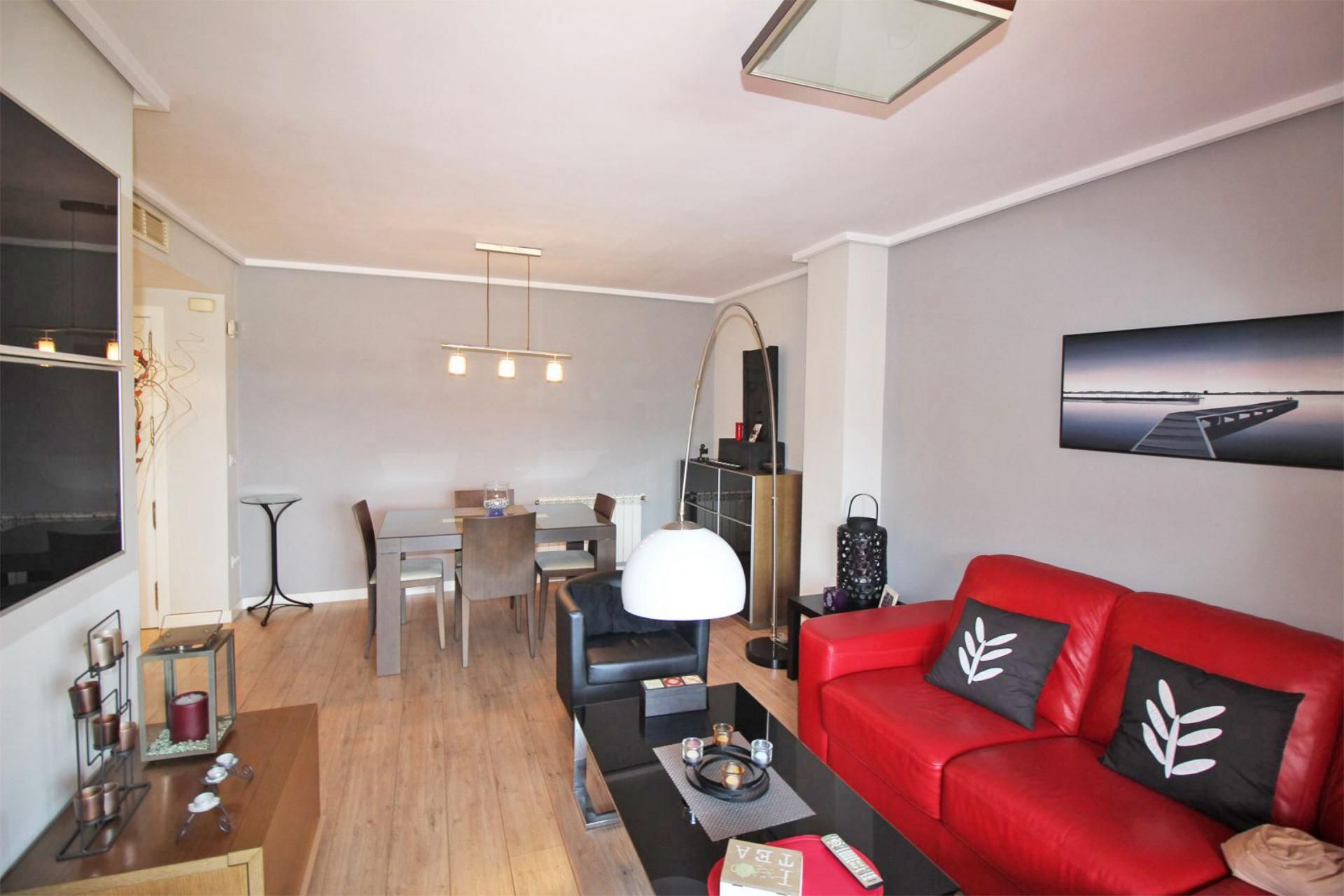 Sala d'estar de Pis de lloguer en Alicante / Alacant amb Aire condicionat, Calefacció i Terrassa