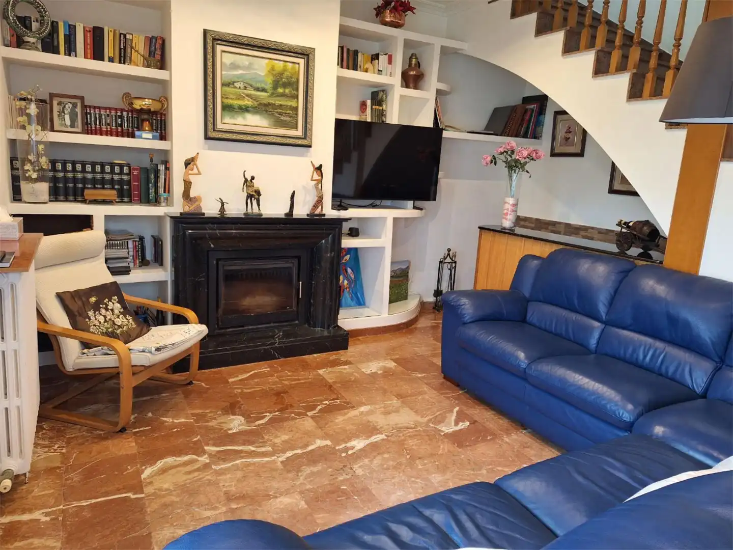 Living room of Houses for sale in Terrassa  with Air Conditioner, Terrace and Balcony