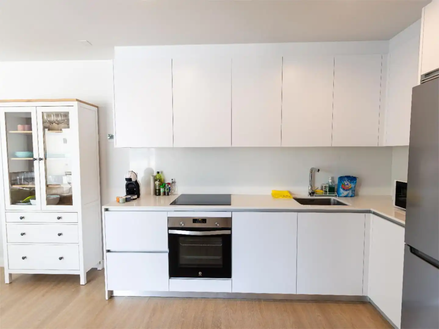 Apartamento de alquiler en Rúa Vasquida García, 7, Zona de Plaza de Barcelos Cocina de Apartamento de alquiler en Pontevedra Capital con Calefacción, Terraza y Amueblado