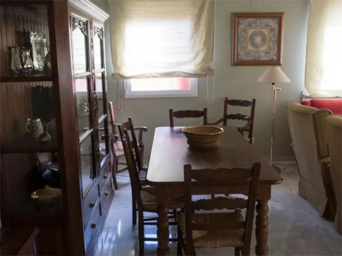 Piso en venta en Avenida de Italia, 15, El Cano - Los Bermejales Comedor de Piso en venta en Sevilla con Aire acondicionado, Calefacción y Jardín privado