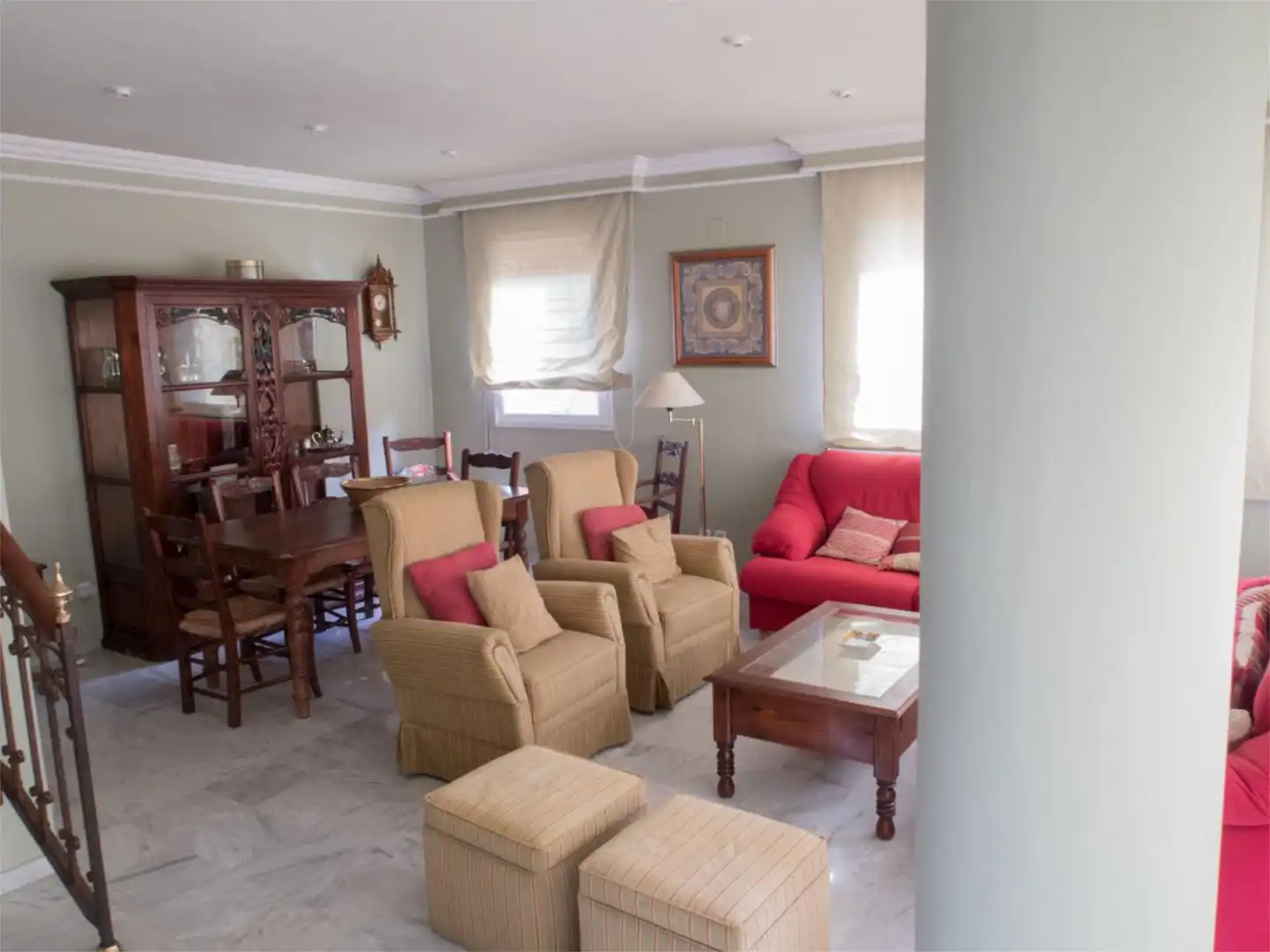 Piso en venta en Avenida de Italia, 15, El Cano - Los Bermejales Sala de estar de Piso en venta en Sevilla con Aire acondicionado, Calefacción y Jardín privado