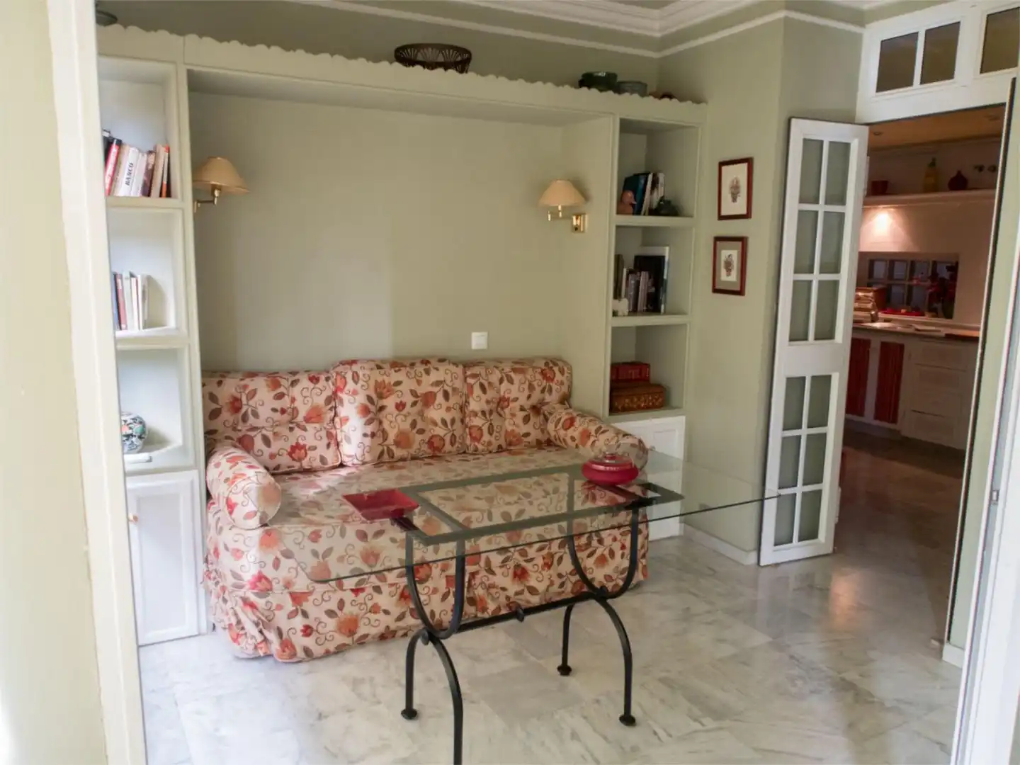 Piso en venta en Avenida de Italia, 15, El Cano - Los Bermejales Sala de estar de Piso en venta en Sevilla con Aire acondicionado, Calefacción y Jardín privado