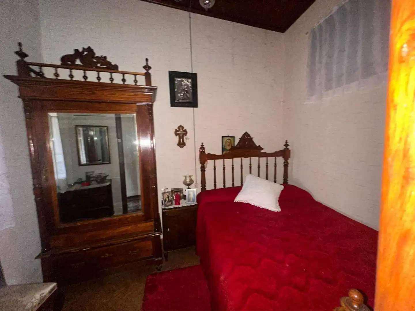 Dormitori de Casa adosada en venda en A Estrada  amb Jardí privat, Moblat i Balcó