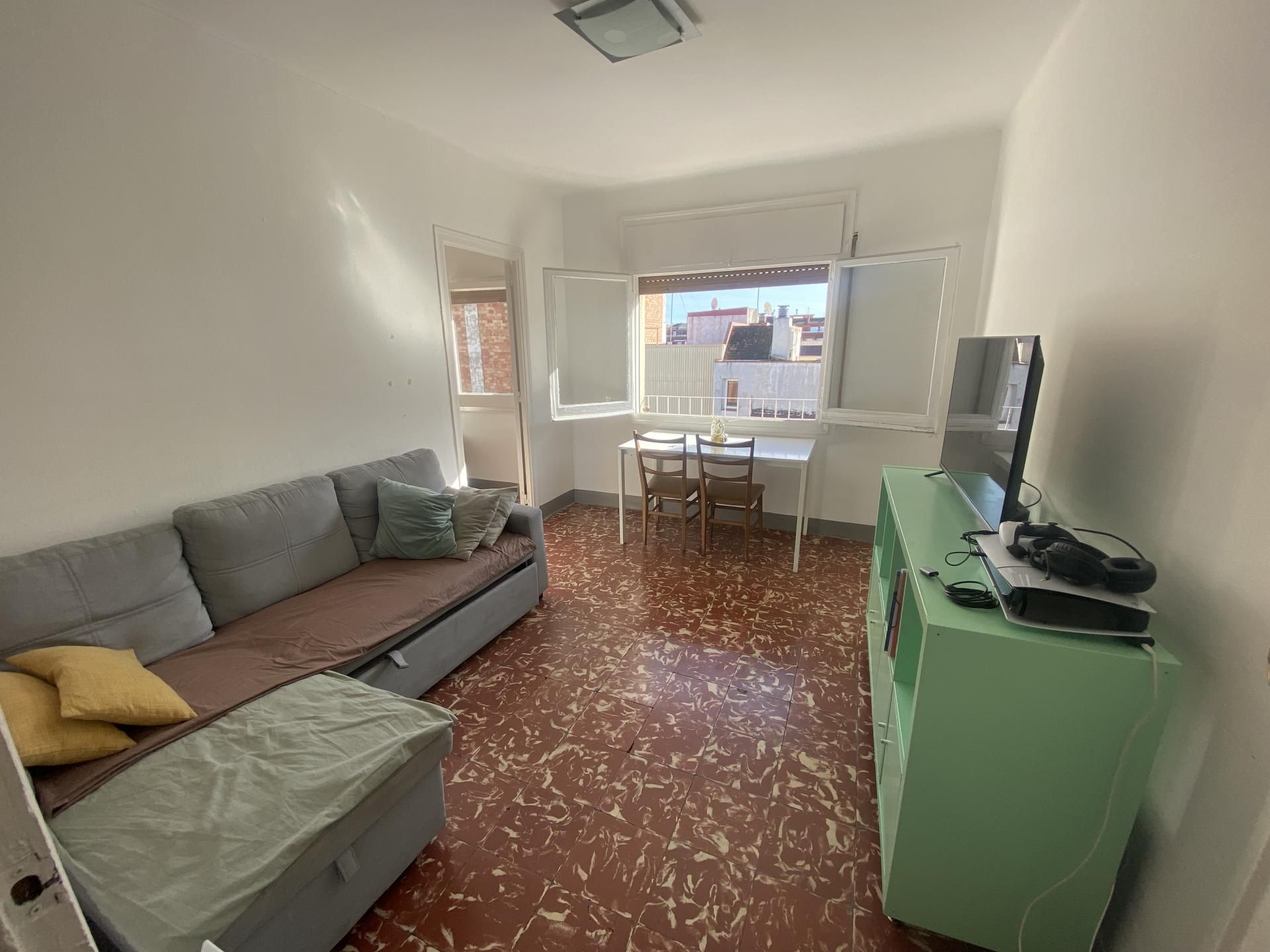 Sala de estar de Loft para compartir en L'Hospitalet de Llobregat con Amueblado