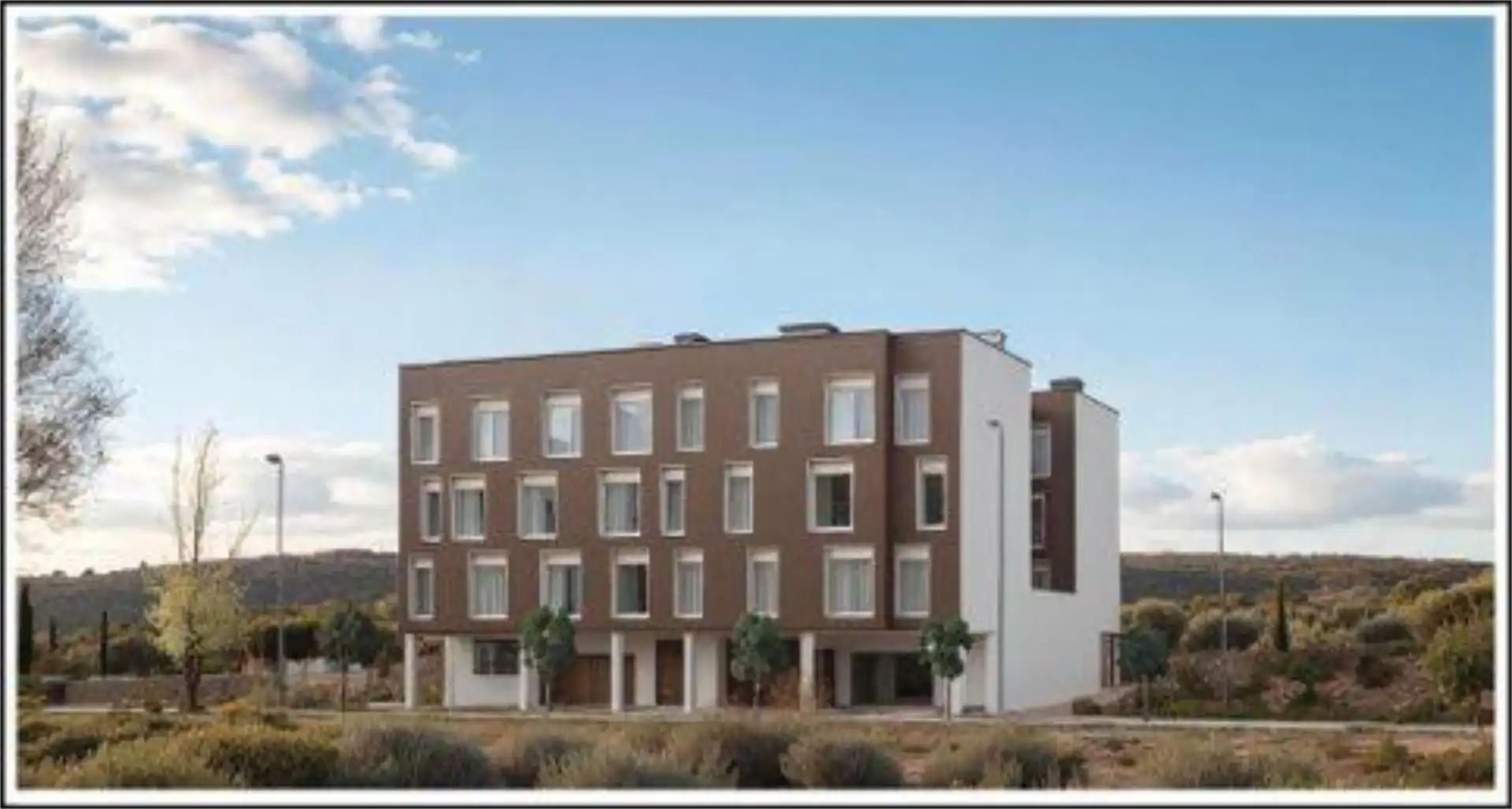 Vista exterior de Pis en venda en Ávila Capital amb Calefacció, Terrassa i Traster