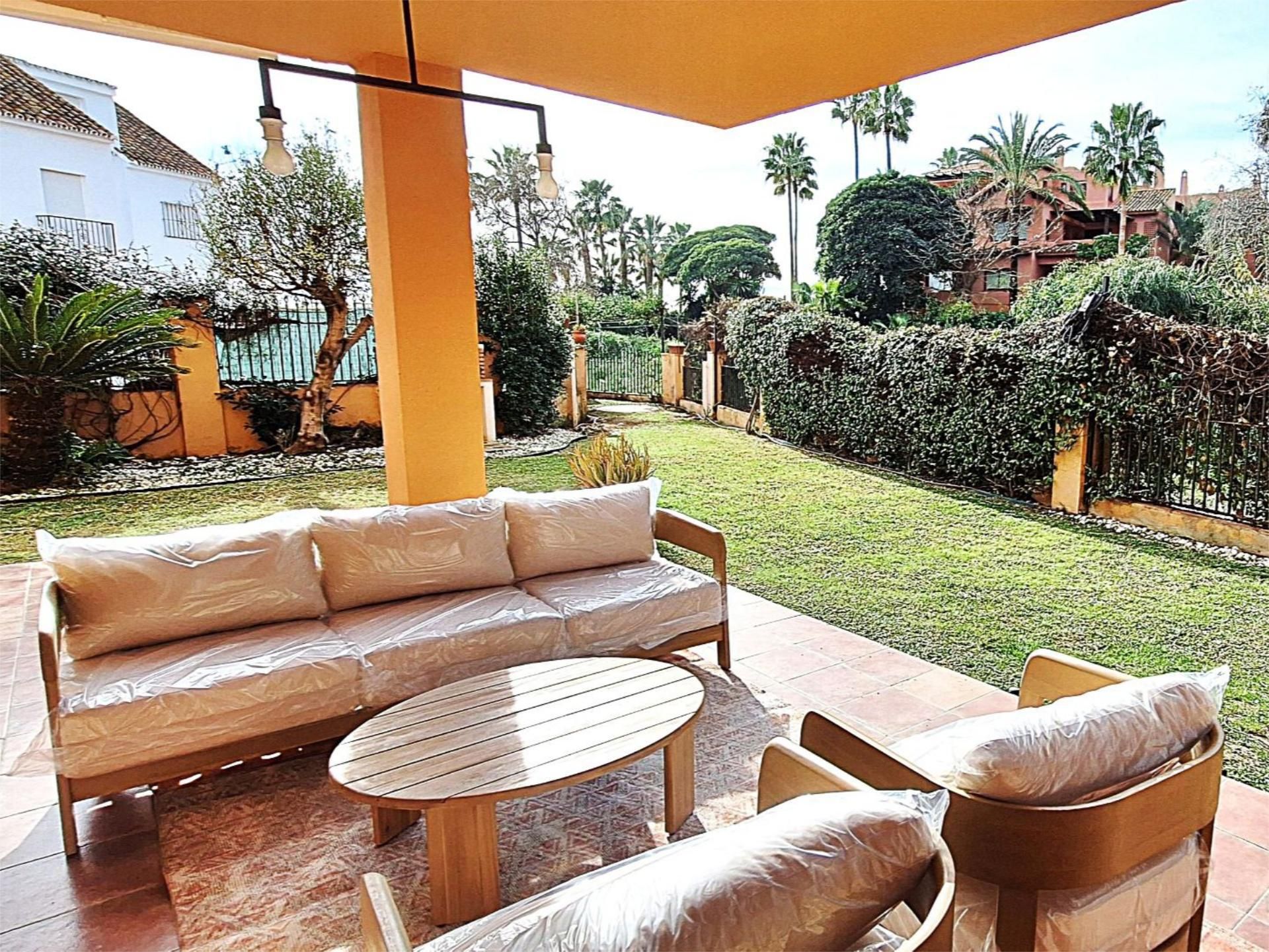 Flat for sale in Avenida Jacaranda, 32, Las Chapas - Alicate Playa Garden of Flat for sale in Marbella with Air Conditioner, Heating and Private garden