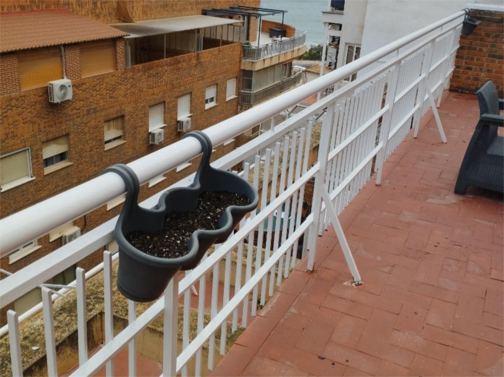 Terrassa de Pis de lloguer en Alicante / Alacant amb Aire condicionat, Calefacció i Parquet