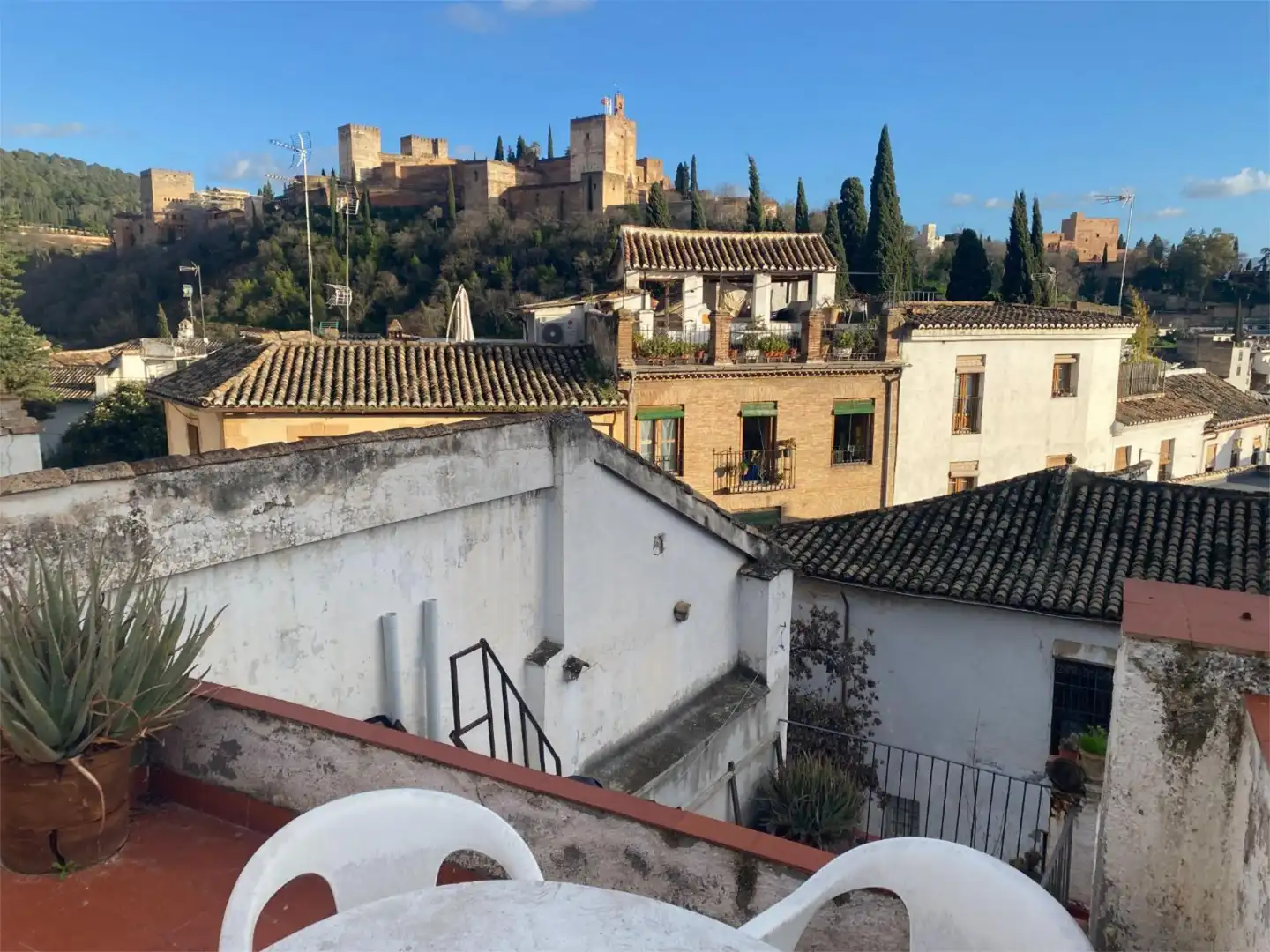 Exterior view of Detached homes for sale in  Granada Capital  with Terrace, Storage room and Balcony