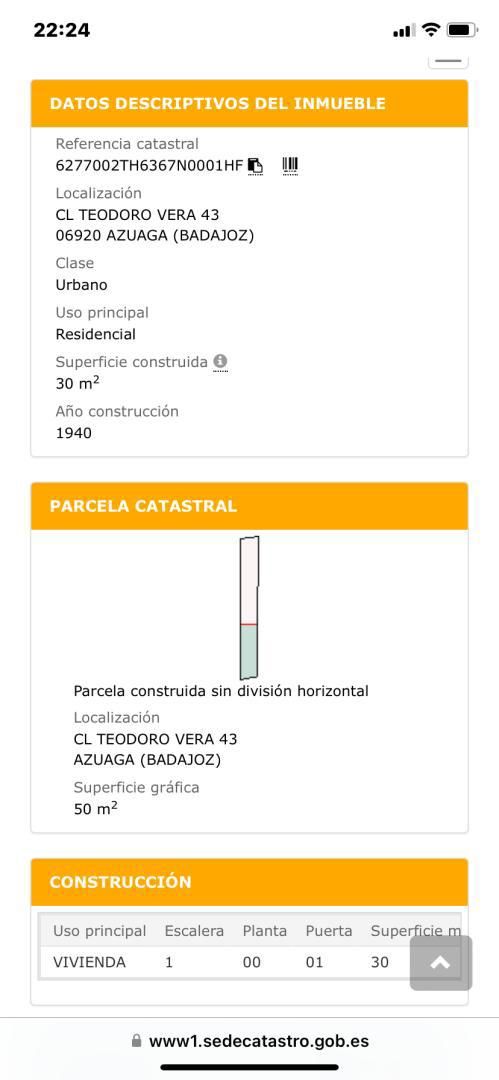 Vista exterior de Loft en venta en Azuaga