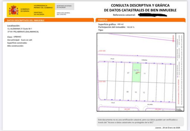 Finca rústica en Venta en Calle H-1 Ubz, 91 en Pelabravo
