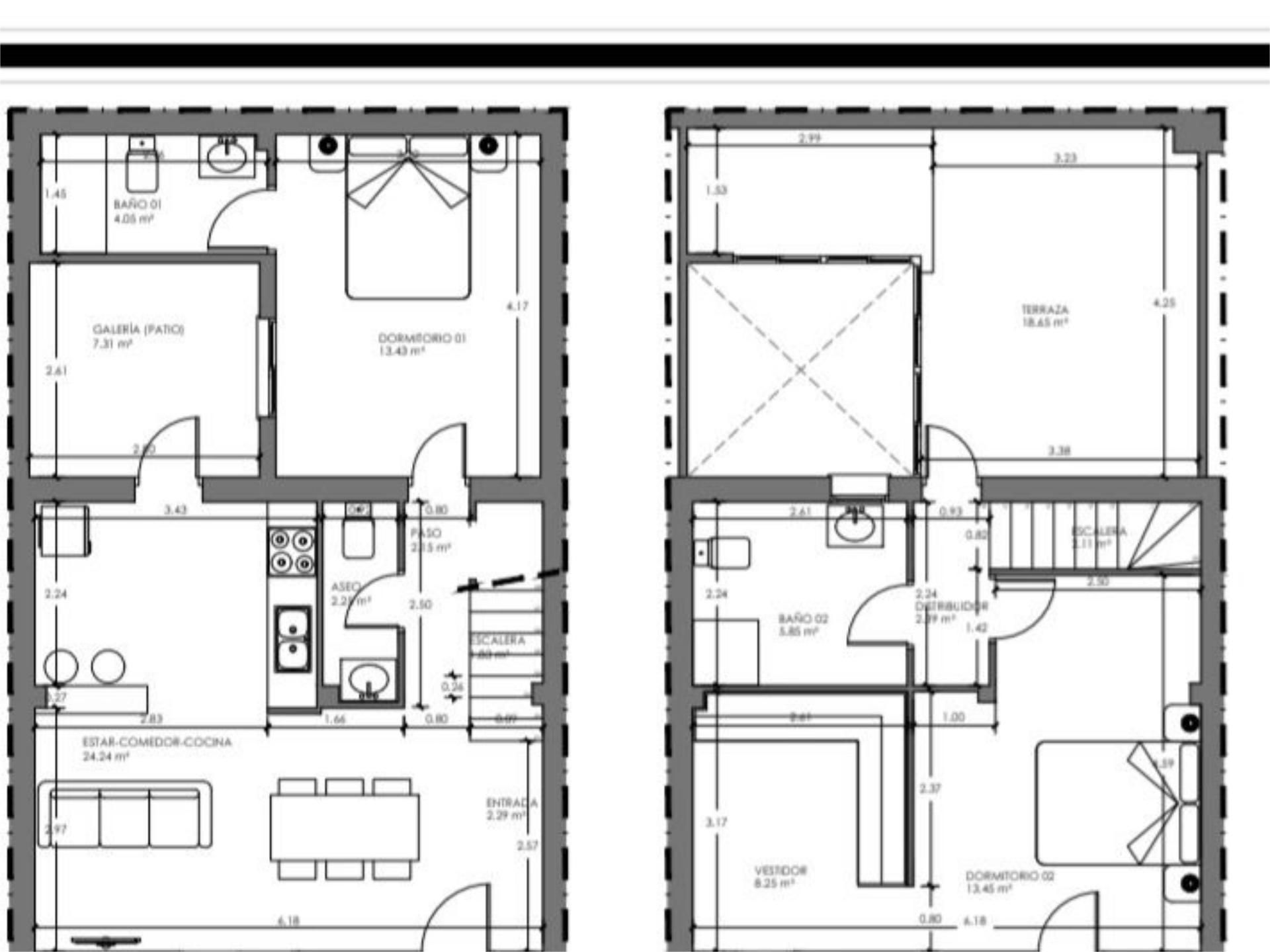 Single-family semi-detached for sale in Burriana / Borriana  with Terrace and Balcony