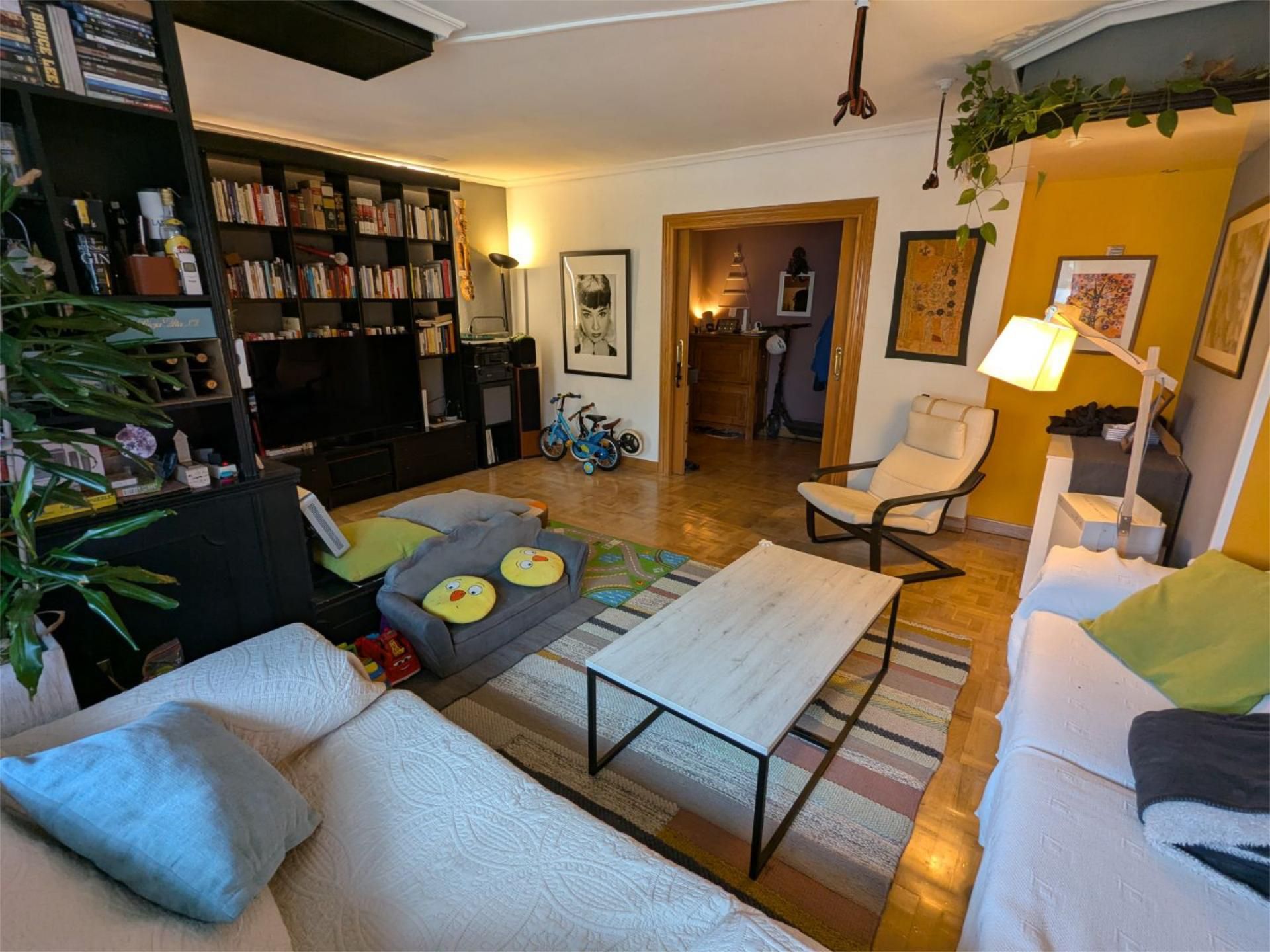 Sala d'estar de Pis en venda en Valladolid Capital amb Aire condicionat i Balcó