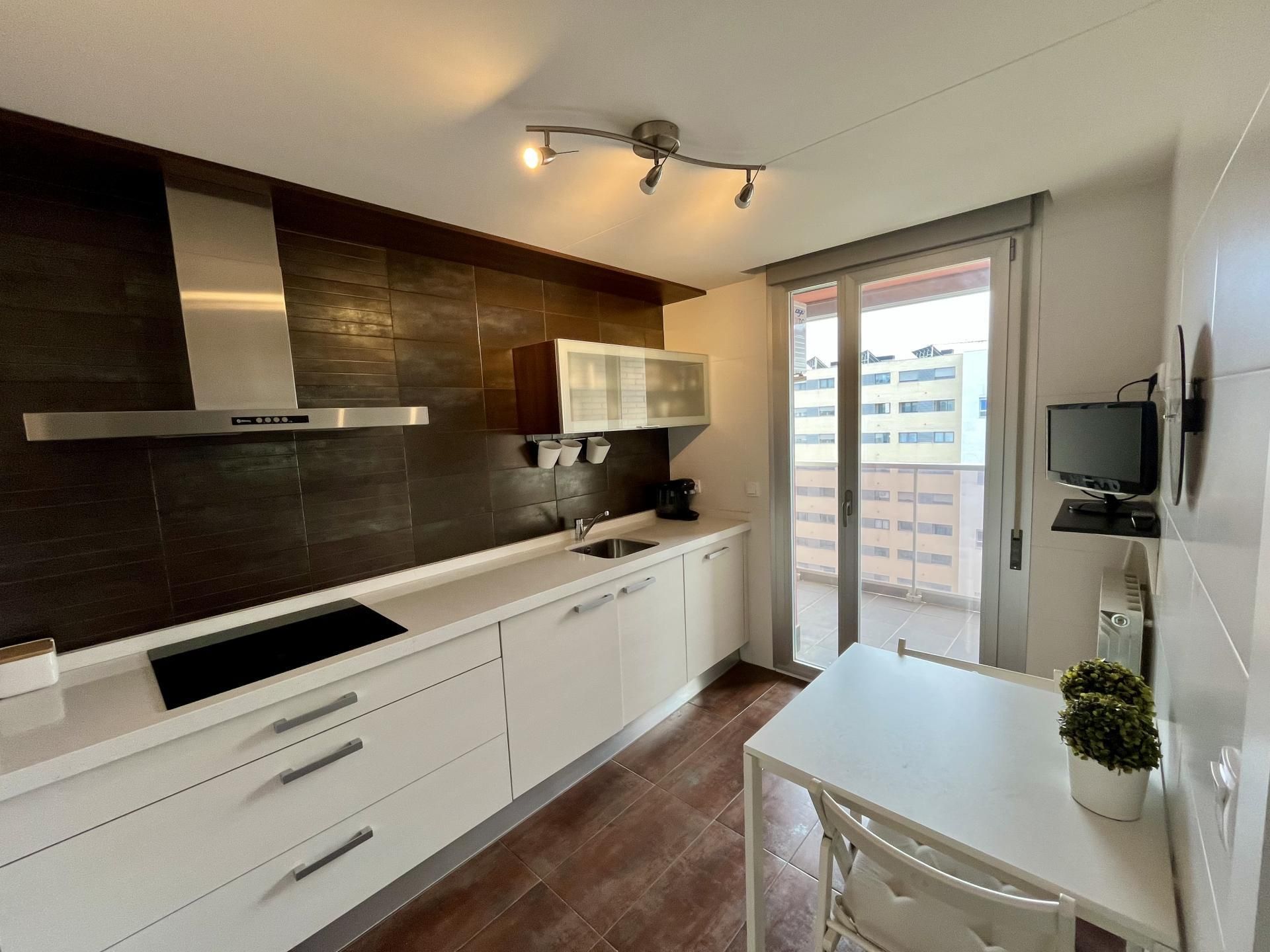 Kitchen of Duplex for sale in  Zaragoza Capital  with Air Conditioner, Heating and Private garden