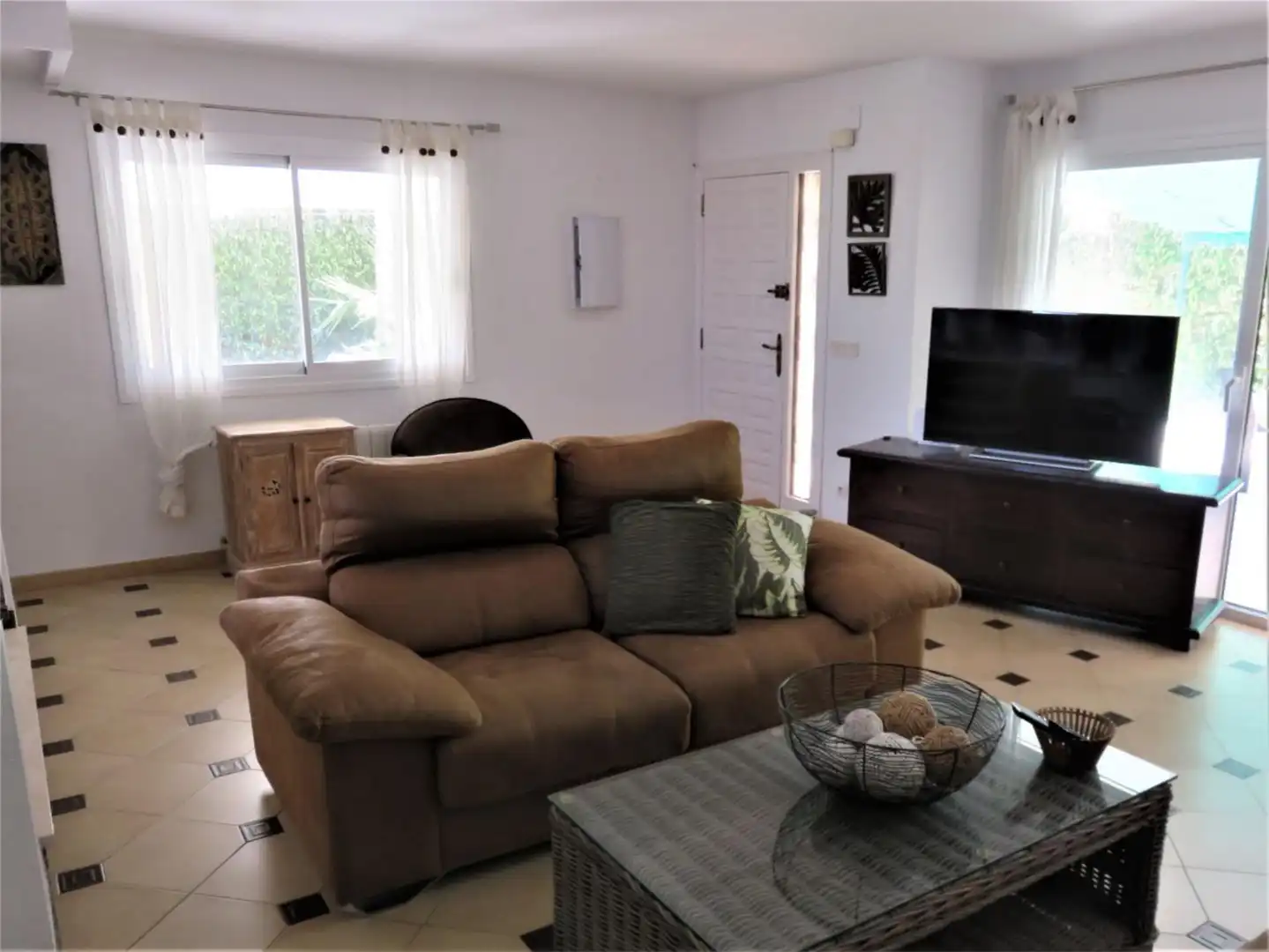 Casa o chalet de alquiler en Carrer Andròmeda, 26, L'Albir Sala de estar de Casa o chalet de alquiler en L'Alfàs del Pi con Aire acondicionado, Calefacción y Jardín privado
