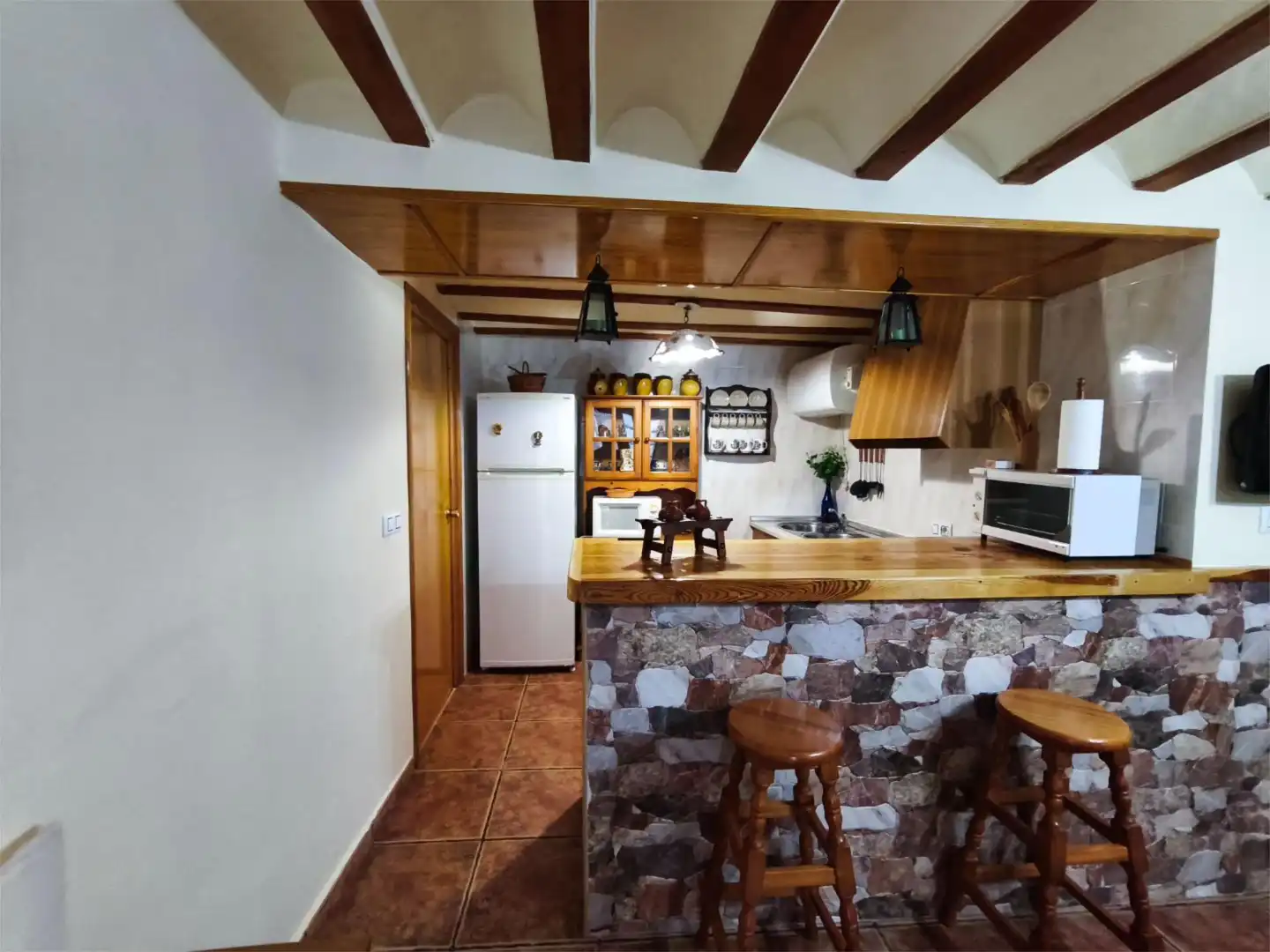 Country house zum Verkauf in Cortijo las Cerezas, 5, Chirivel Küche von Country house zum Verkauf in Chirivel mit Terrasse und Balkon
