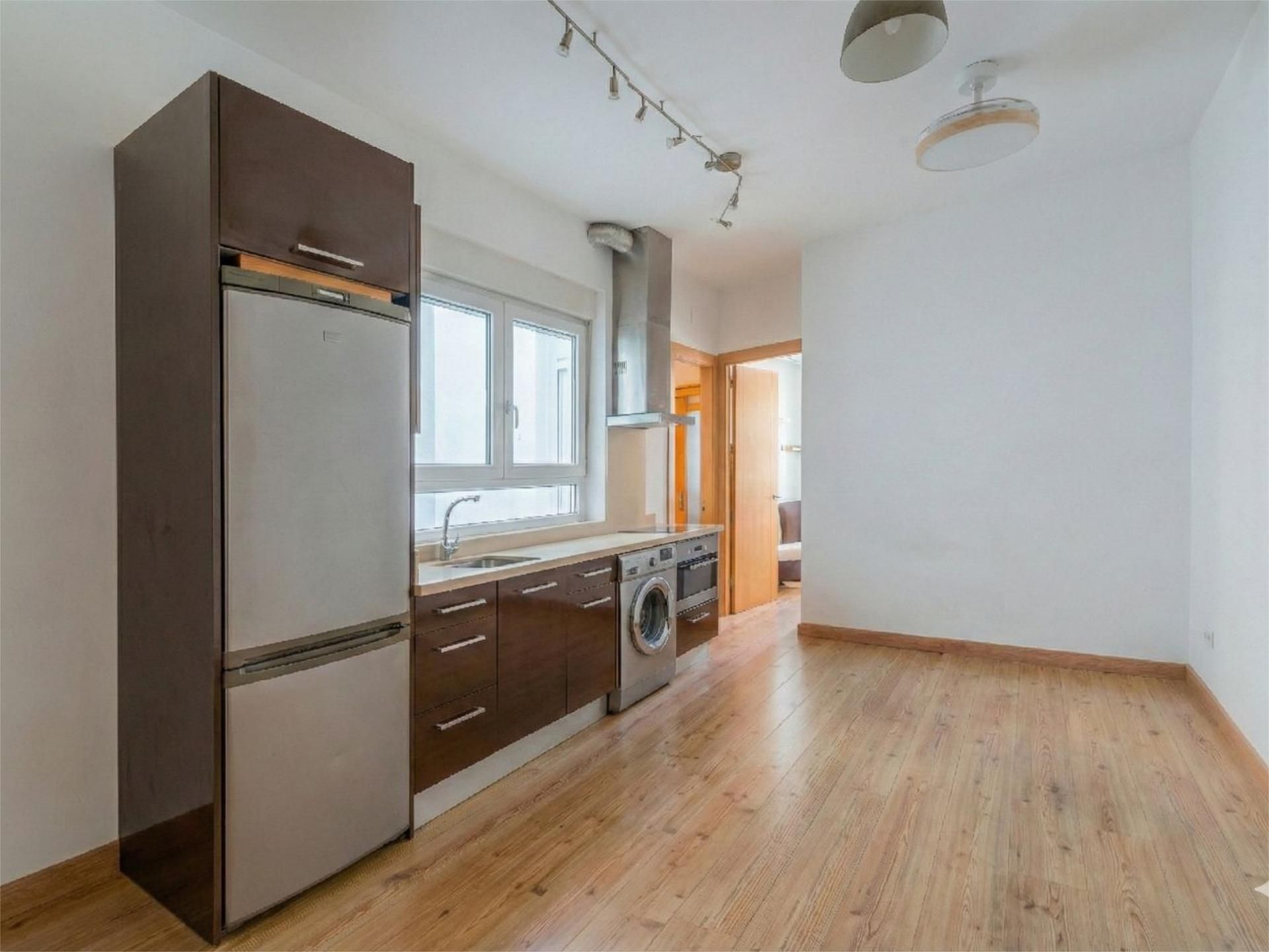 Kitchen of Flat for sale in  Madrid Capital  with Air Conditioner