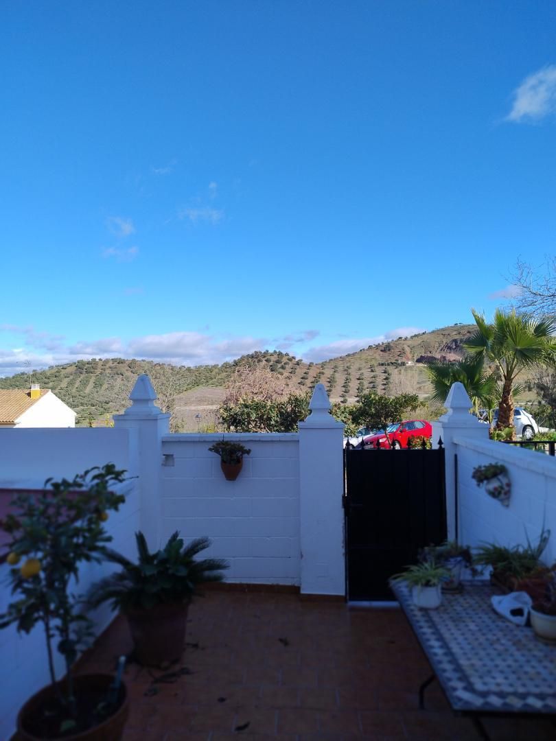 Exterior view of Single-family semi-detached for sale in Ardales  with Air Conditioner, Heating and Private garden