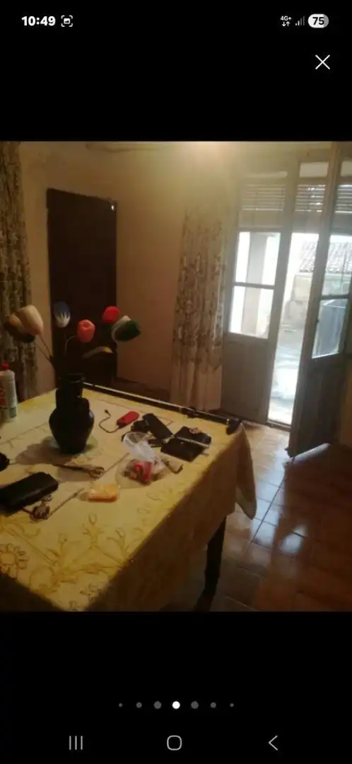 Casa adosada en venta en Calle Iglesia, 80, Samper de Calanda Comedor de Casa adosada en venta en Samper de Calanda con Amueblado y Balcón
