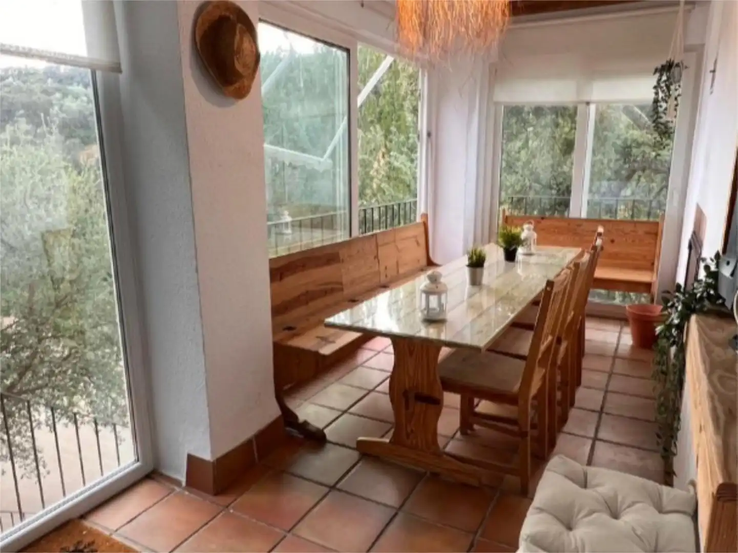 Flat for sale in Finca Urbanización Casas Serranas Fuenteherrumbre, 57, Aracena Dining room of Flat for sale in Aracena with Air Conditioner, Heating and Terrace