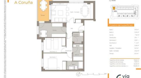 Foto 5 de Pis en venda a Rua Inés de Ben, 22, Eirís, A Coruña Capital