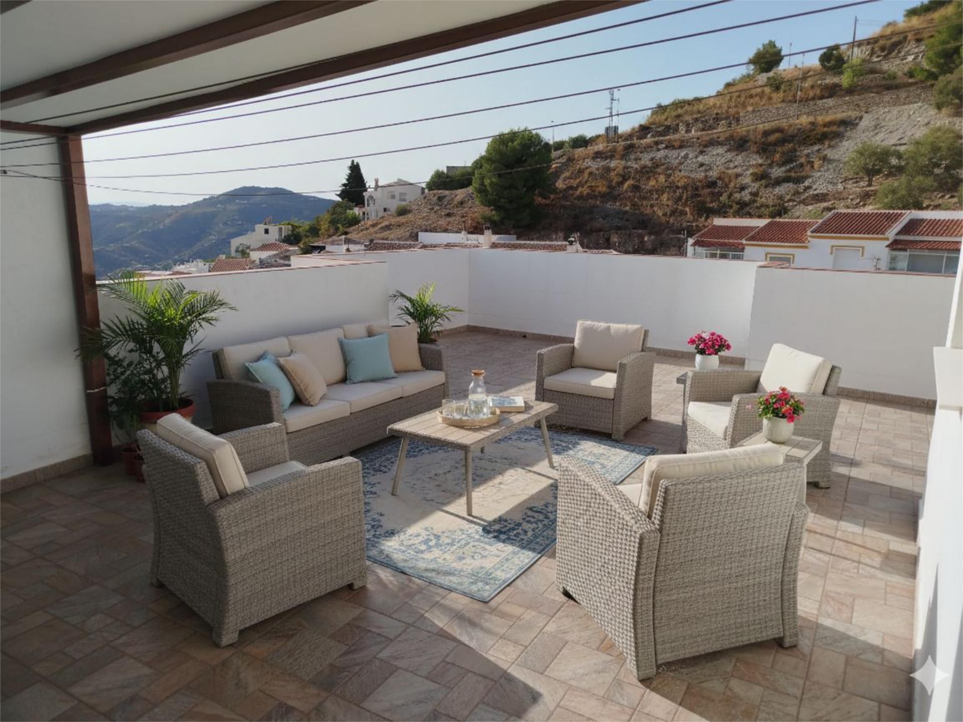 Terrace of Flat for sale in Cómpeta  with Air Conditioner, Heating and Terrace