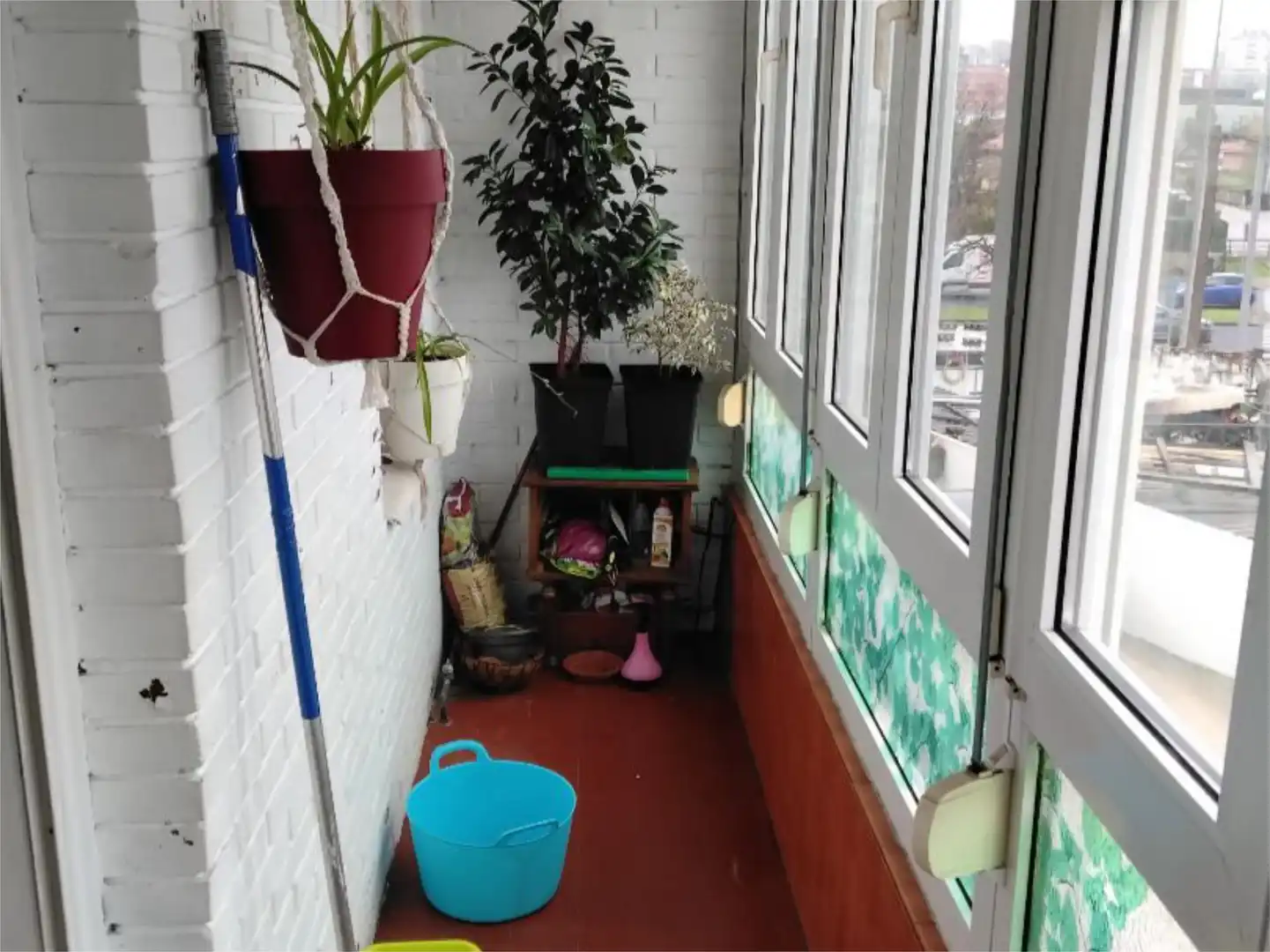 Terrasse von Wohnung zur untervermieten in Santander mit Heizung, Privatgarten und Möbliert
