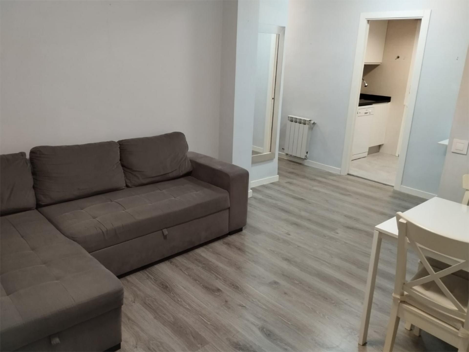 Sala d'estar de Pis de lloguer en  Madrid Capital amb Aire condicionat, Calefacció i Moblat