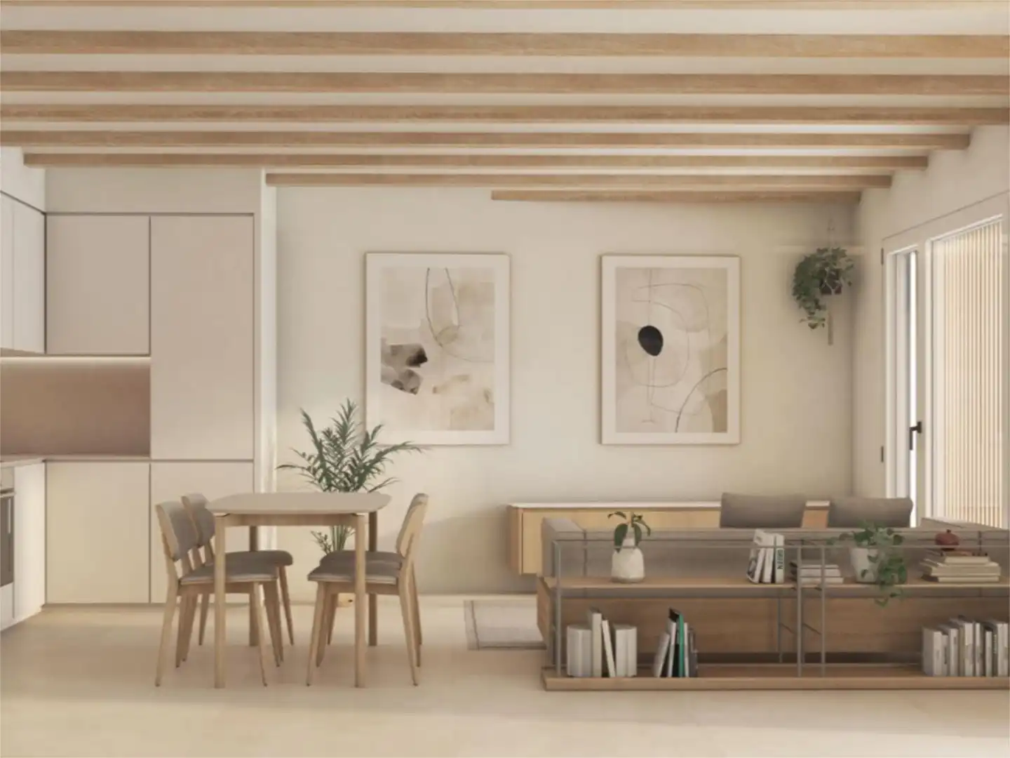 Wohnung zum Verkauf in Carrer de L'església, 14, L'Escala Wohnzimmer von Wohnung zum Verkauf in L'Escala mit Klimaanlage, Terrasse und Balkon