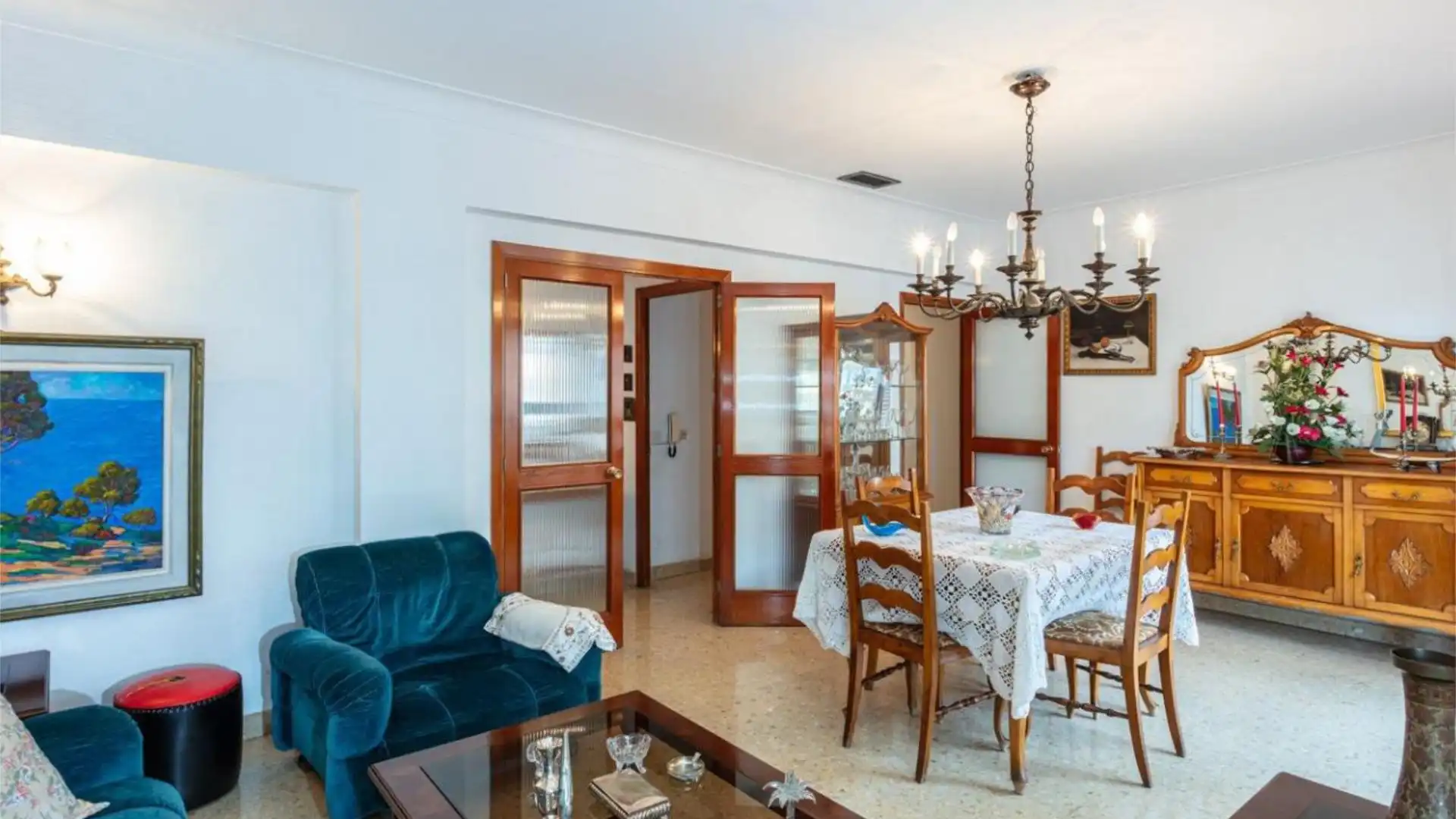 Menjador de Pis en venda en  Palma de Mallorca amb Calefacció i Balcó