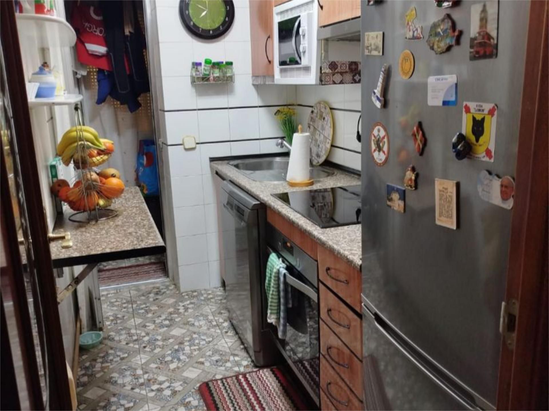 Kitchen of Flat for sale in  Madrid Capital  with Air Conditioner