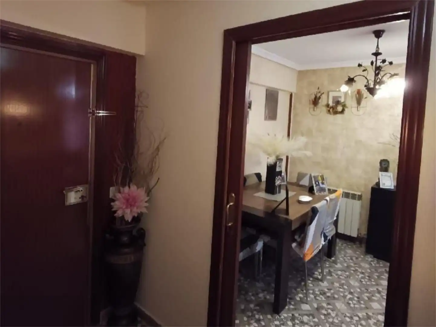 Dining room of Flat for sale in  Madrid Capital  with Air Conditioner
