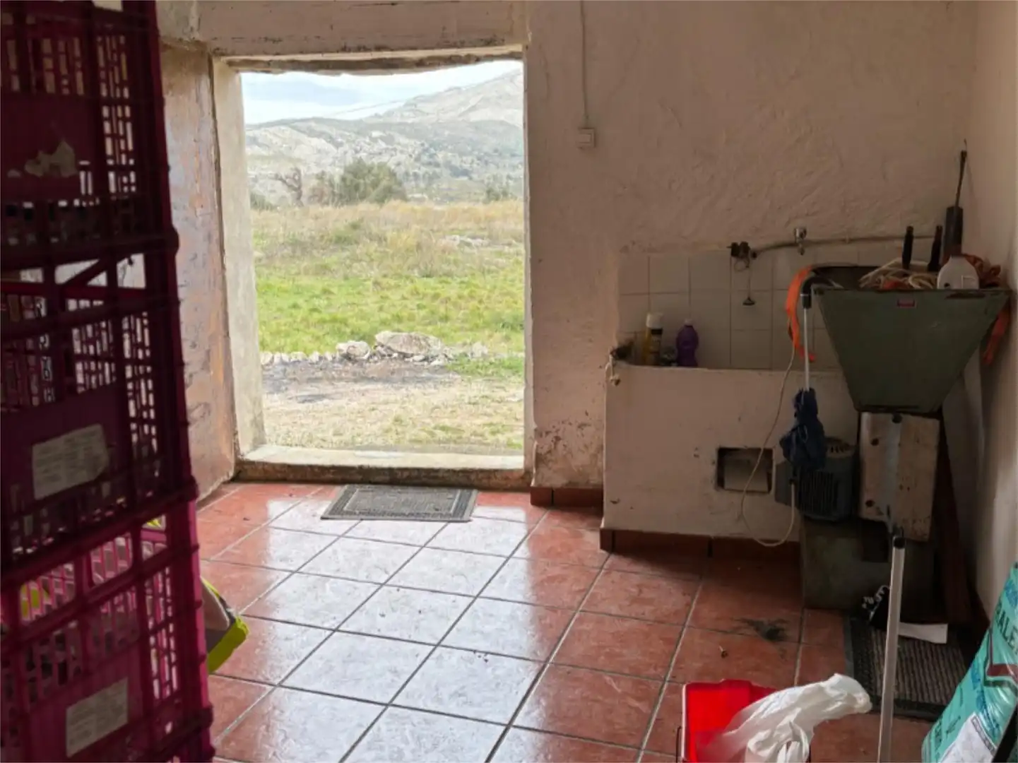 Küche von Einfamilien-Reihenhaus zum Verkauf in La Vall d'Alcalà mit Terrasse und Balkon