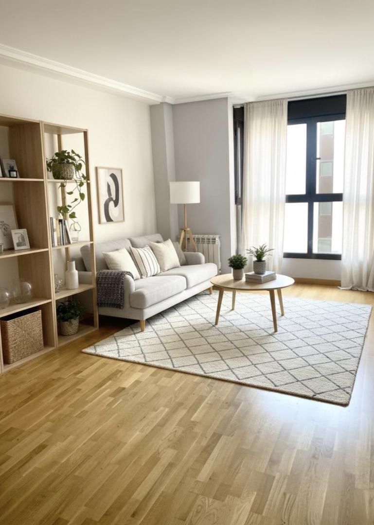 Flat for sale in Calle Río Guadalquivir, Juncal Living room of Flat for sale in Torrejón de Ardoz with Air Conditioner, Heating and Private garden