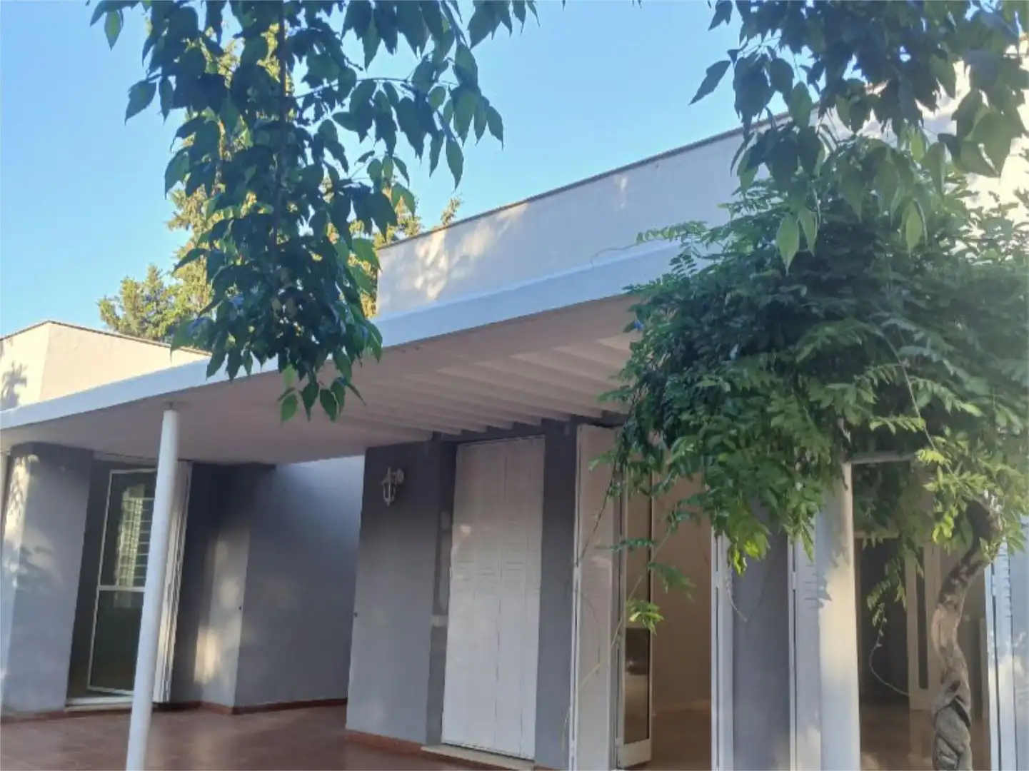 Flat for sale in Calle Fresno, 8, Almensilla Exterior view of Flat for sale in Almensilla with Air Conditioner, Private garden and Terrace