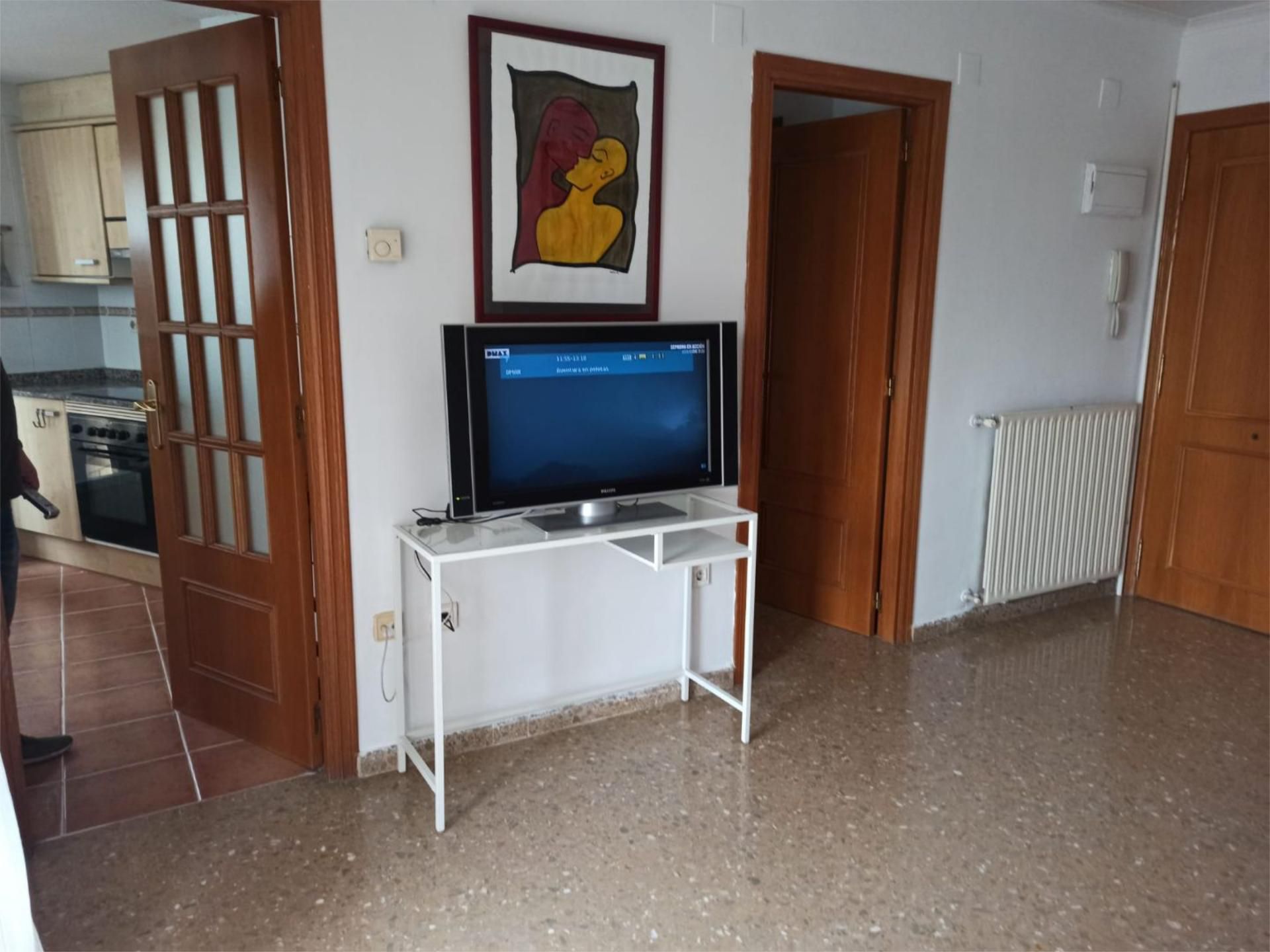 Living room of Apartment to rent in  Valencia Capital  with Heating, Terrace and Swimming Pool