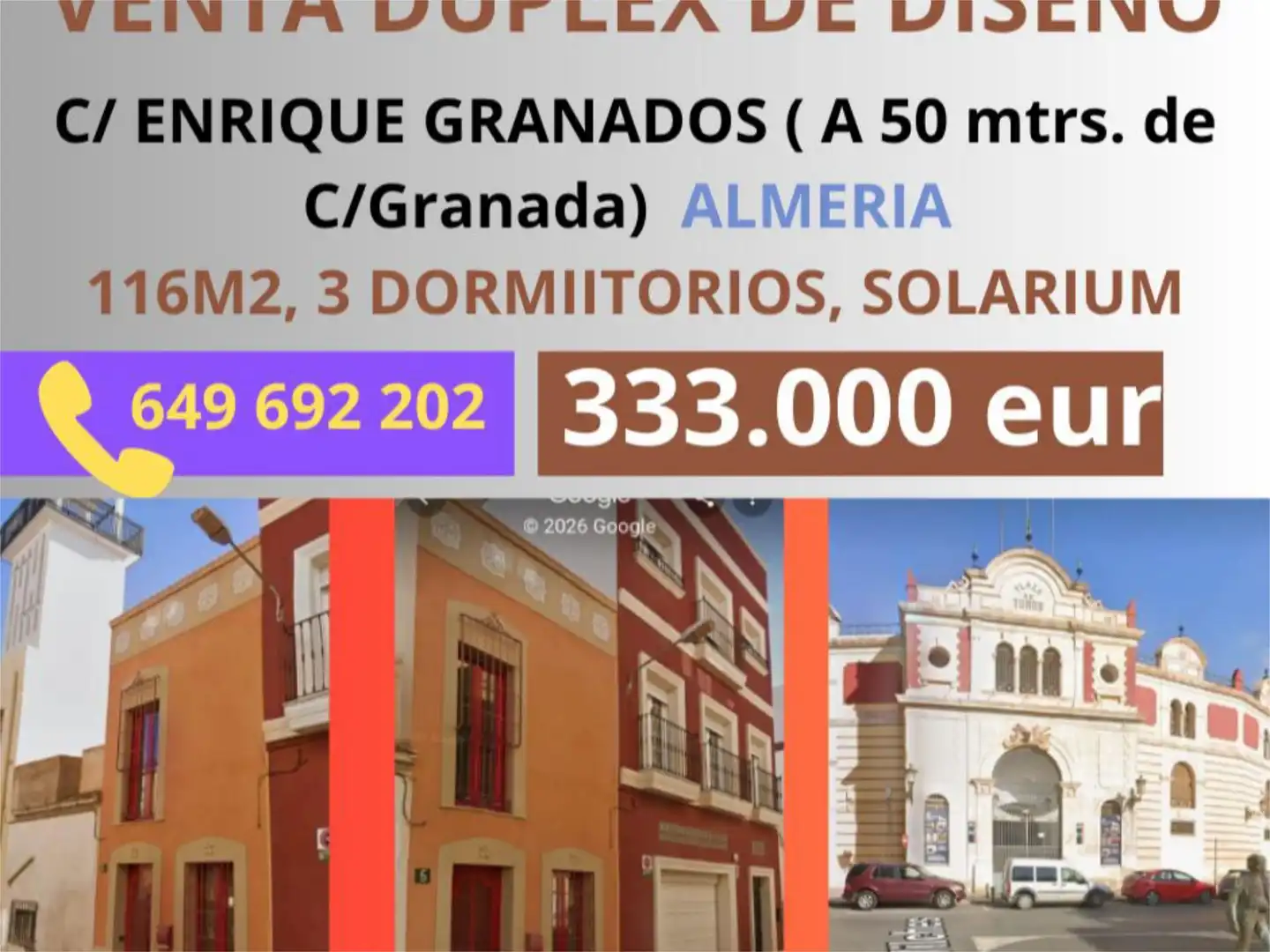 Exterior view of Detached homes for sale in  Almería Capital  with Air Conditioner and Terrace