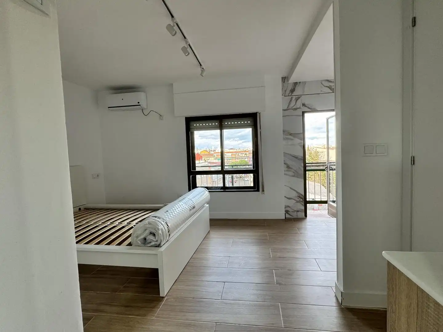 Bedroom of Flat for sale in  Madrid Capital  with Air Conditioner, Heating and Furnished