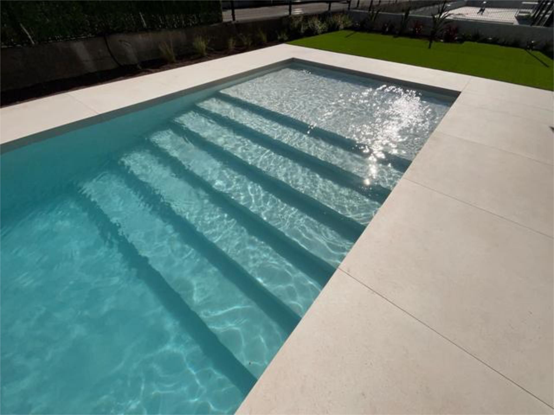 Swimming pool of Single-family semi-detached for sale in Santa Cruz de Bezana  with Heating, Private garden and Terrace